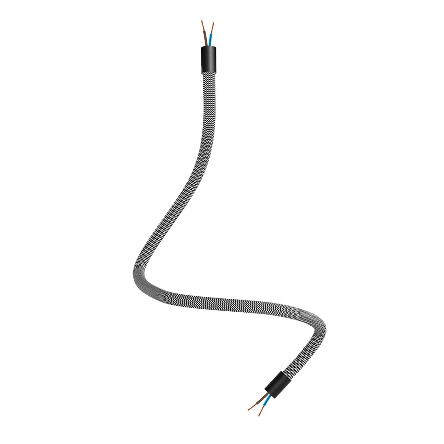 Creative Flex Kit, flexible extension tube covered in RZ04 Black White fabric with metal terminals - Image 15
