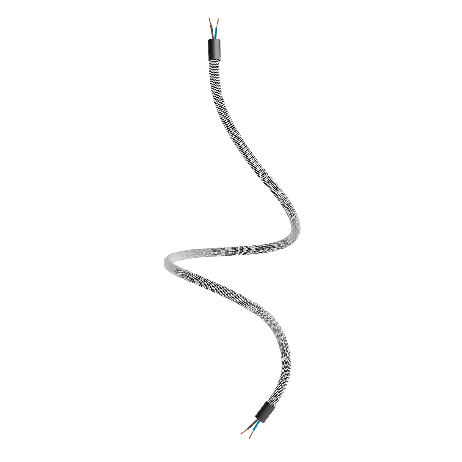 Creative Flex Kit, flexible extension tube covered in RZ04 Black White fabric with metal terminals - Image 17
