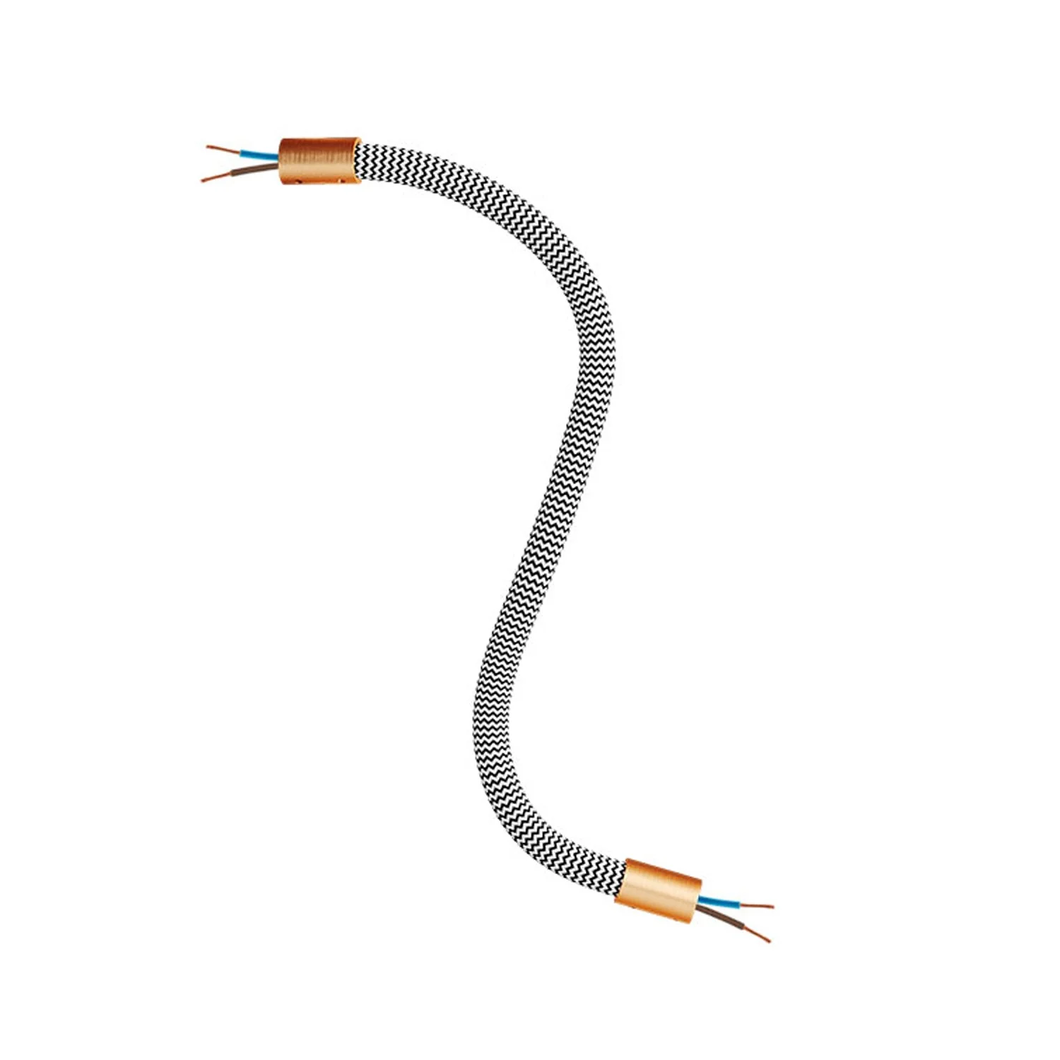 Creative Flex Kit, flexible extension tube covered in RZ04 Black White fabric with metal terminals - Image 26