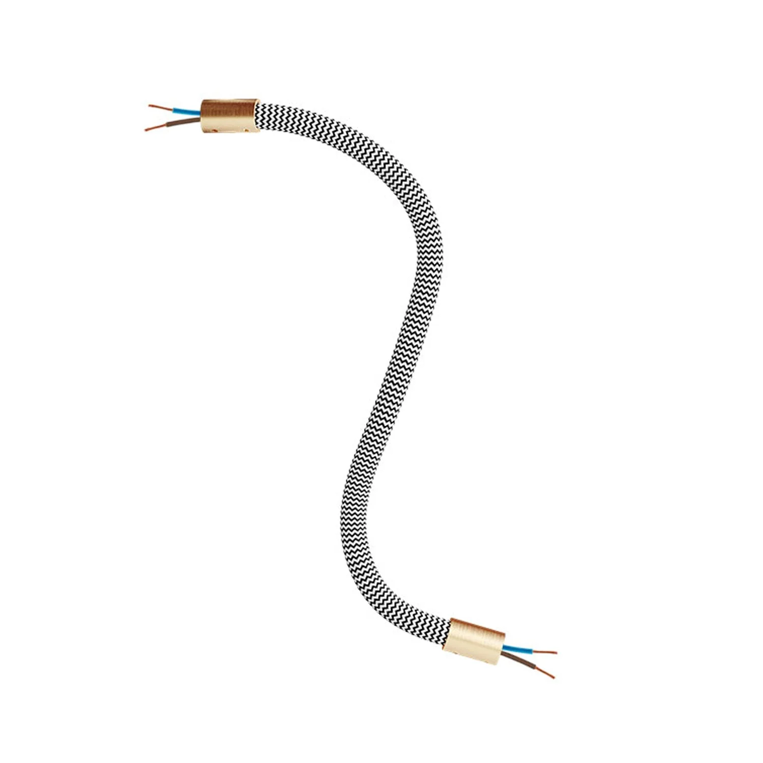 Creative Flex Kit, flexible extension tube covered in RZ04 Black White fabric with metal terminals - Image 33
