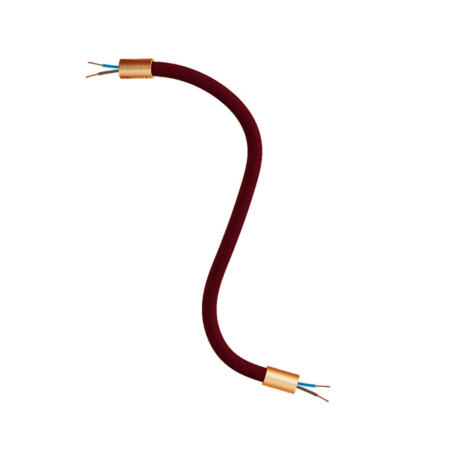 Kit Creative Flex flexible extension tube covered in RM19 Bordeaux fabric with metal ends - Image 26