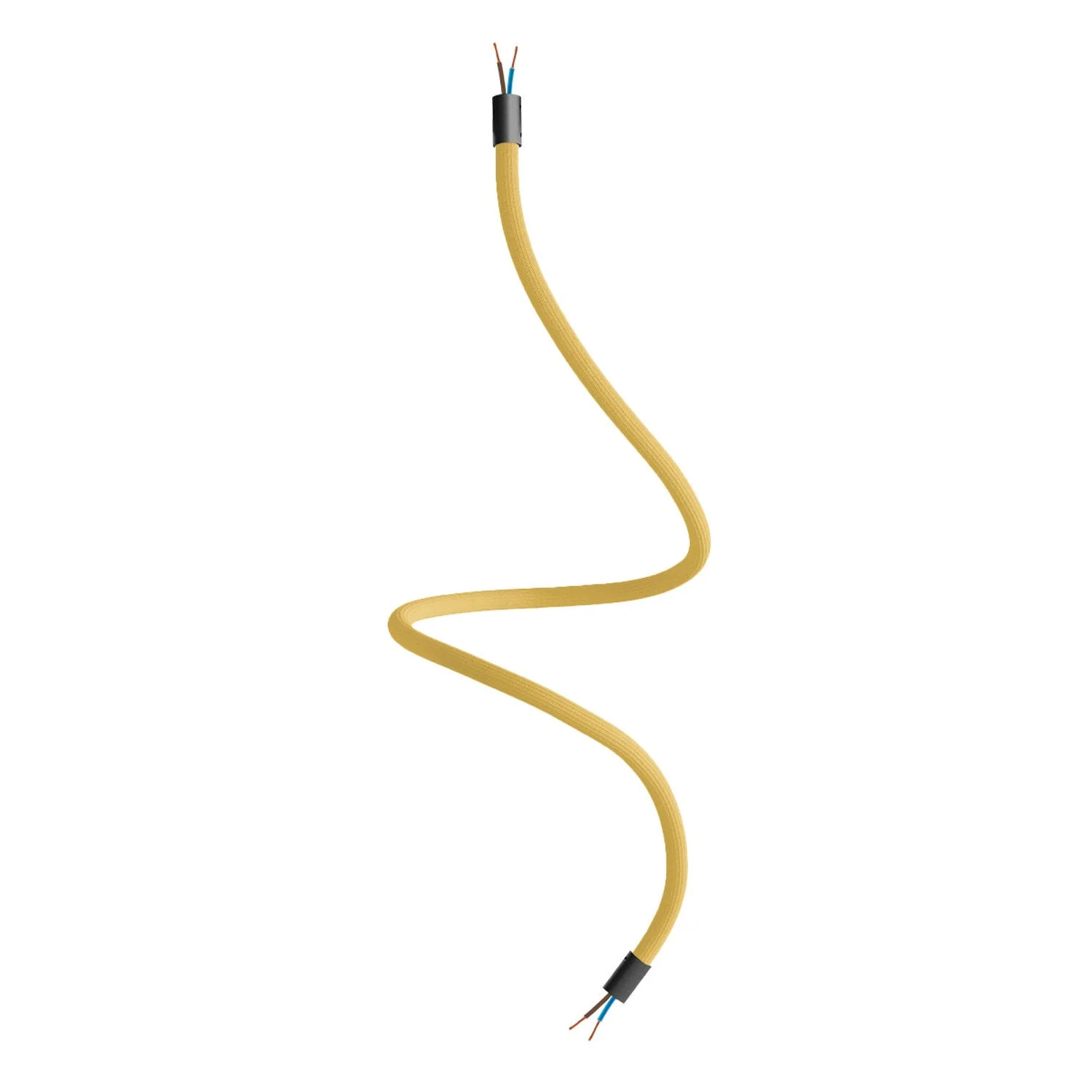 Kit Creative Flex flexible tube covered in RM79 Mustard fabric with metal ends - Image 17