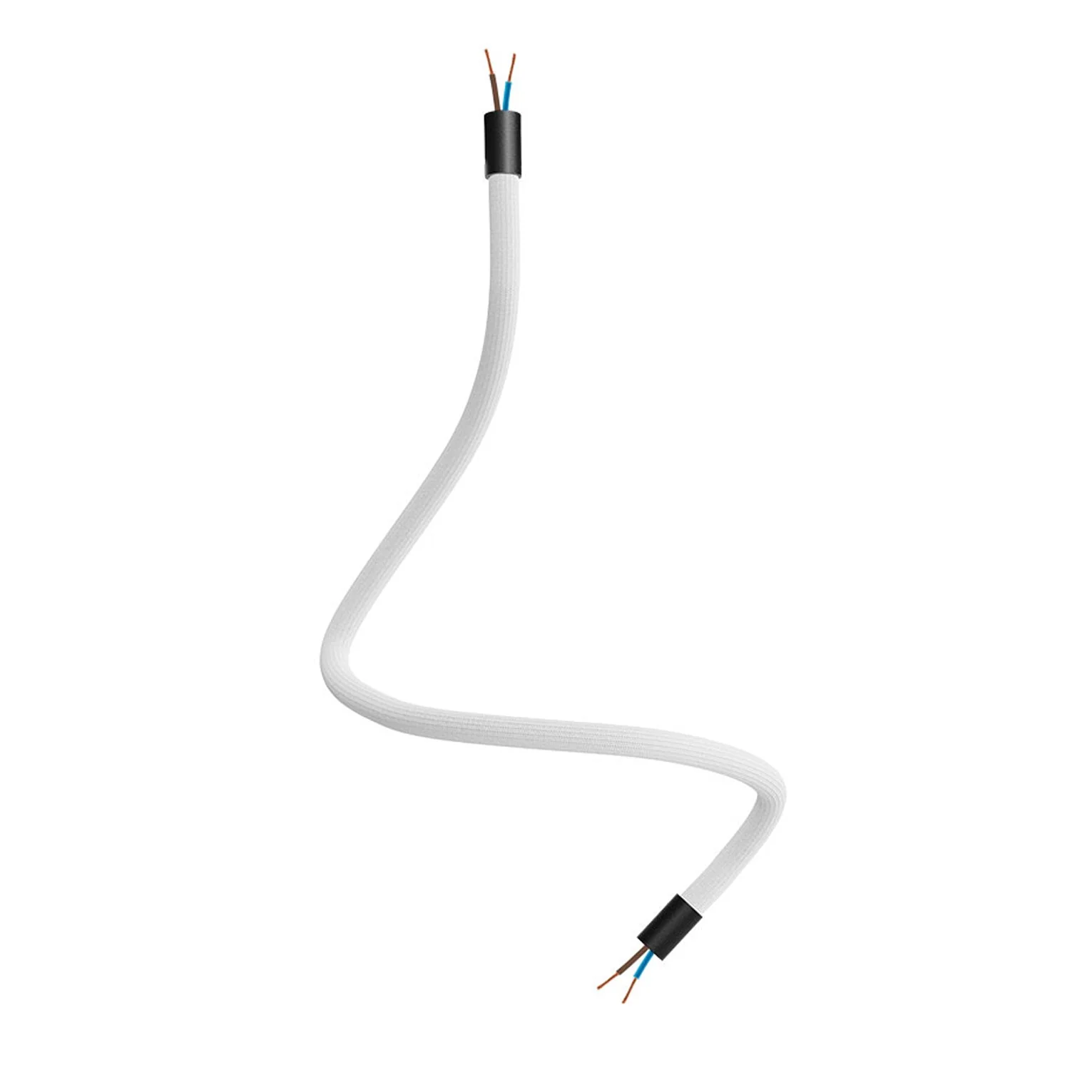 Creative Flex Kit flexible extension tube covered in RM01 White fabric with metal terminals - Image 15