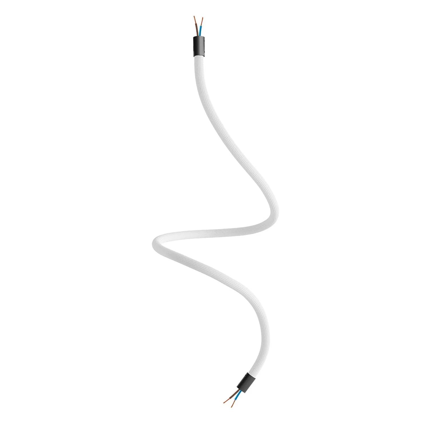 Creative Flex Kit flexible extension tube covered in RM01 White fabric with metal terminals - Image 17