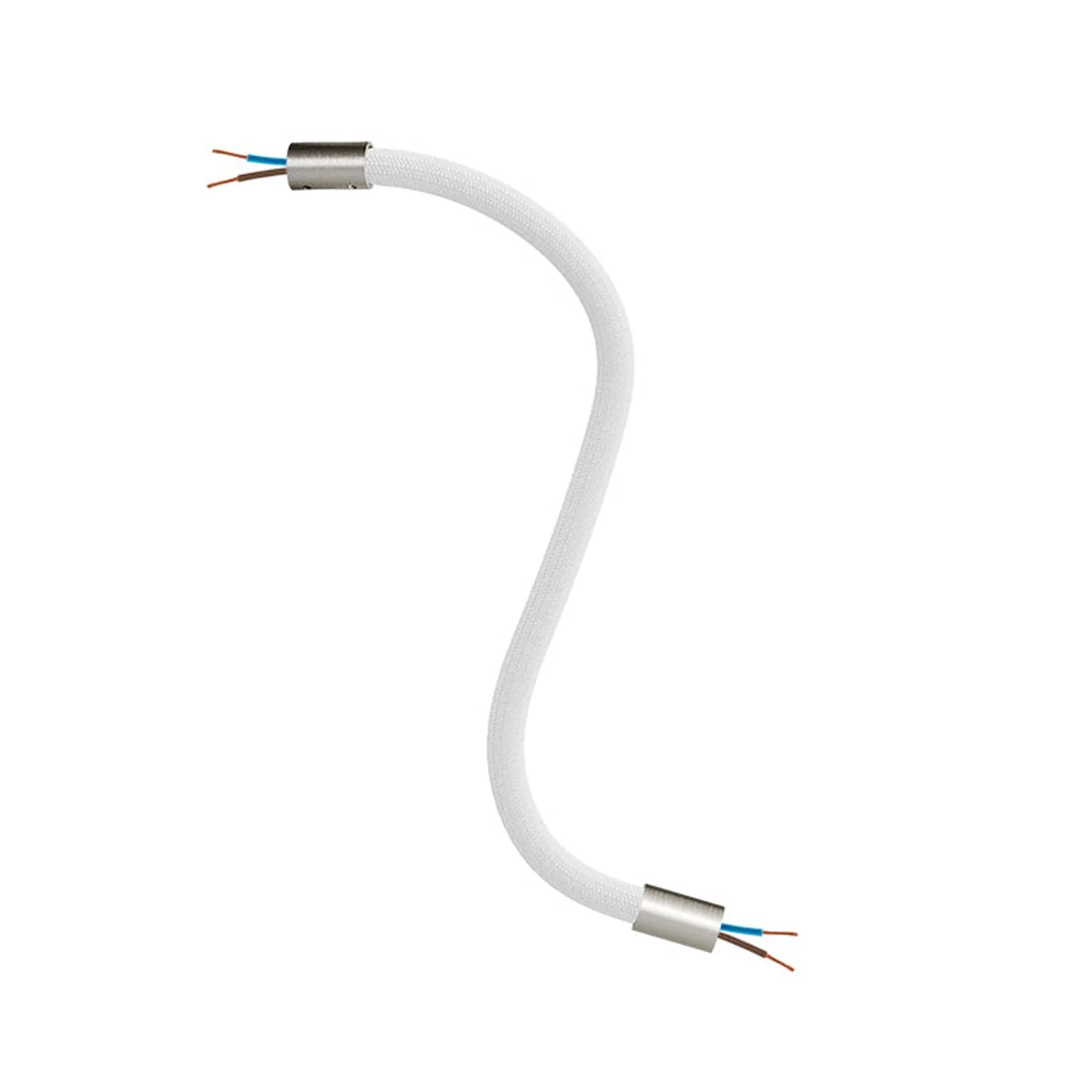 Creative Flex Kit flexible extension tube covered in RM01 White fabric with metal terminals - Image 19