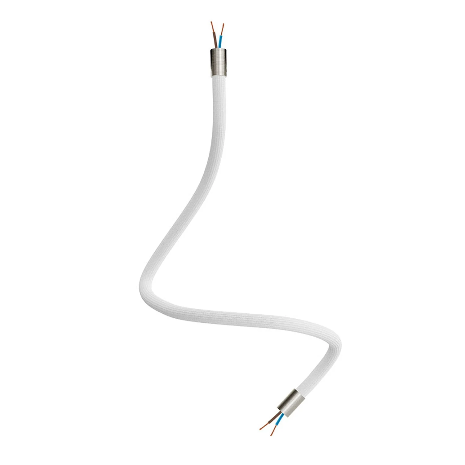 Creative Flex Kit flexible extension tube covered in RM01 White fabric with metal terminals - Image 22