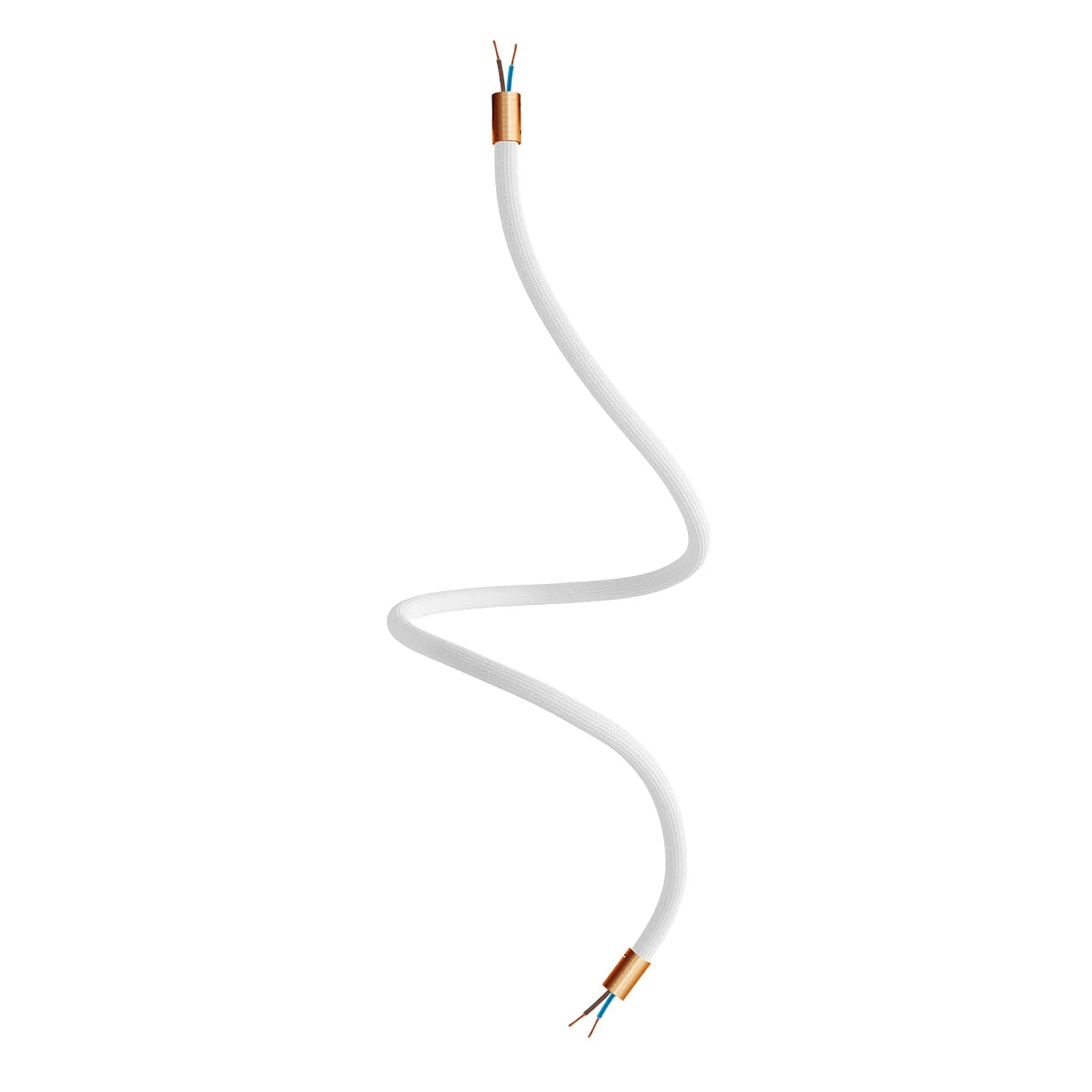 Creative Flex Kit flexible extension tube covered in RM01 White fabric with metal terminals - Image 31