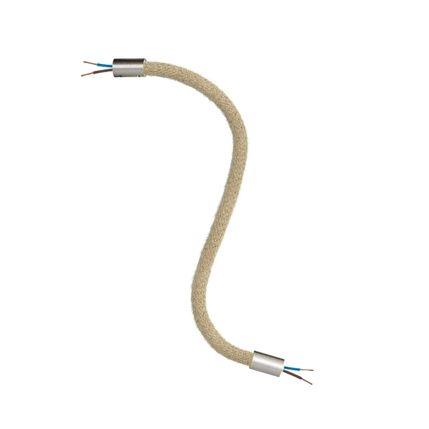 Creative Flex kit flexible extension tube covered in RN06 Neutral jute with metal ends - Image 19