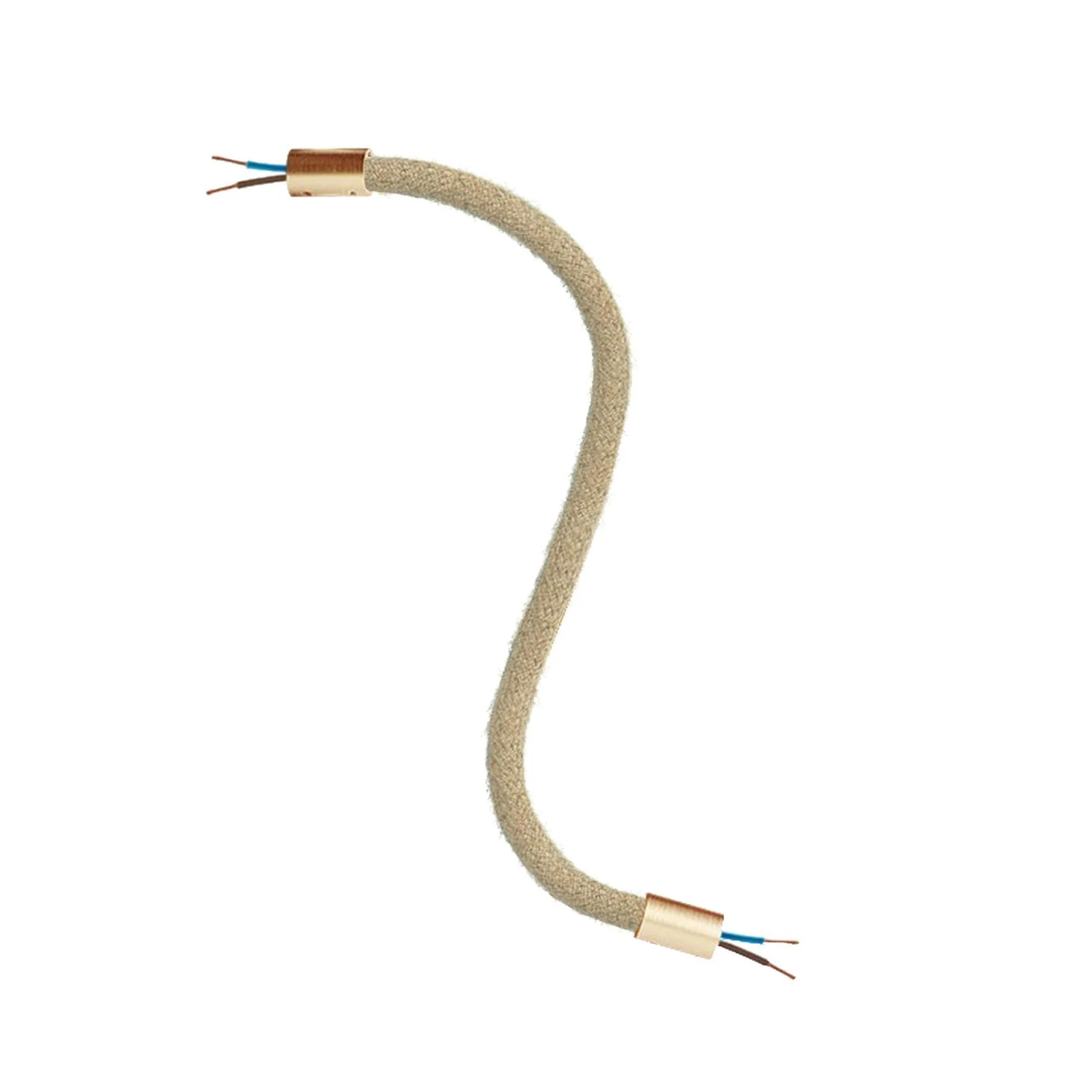 Creative Flex kit flexible extension tube covered in RN06 Neutral jute with metal ends - Image 33