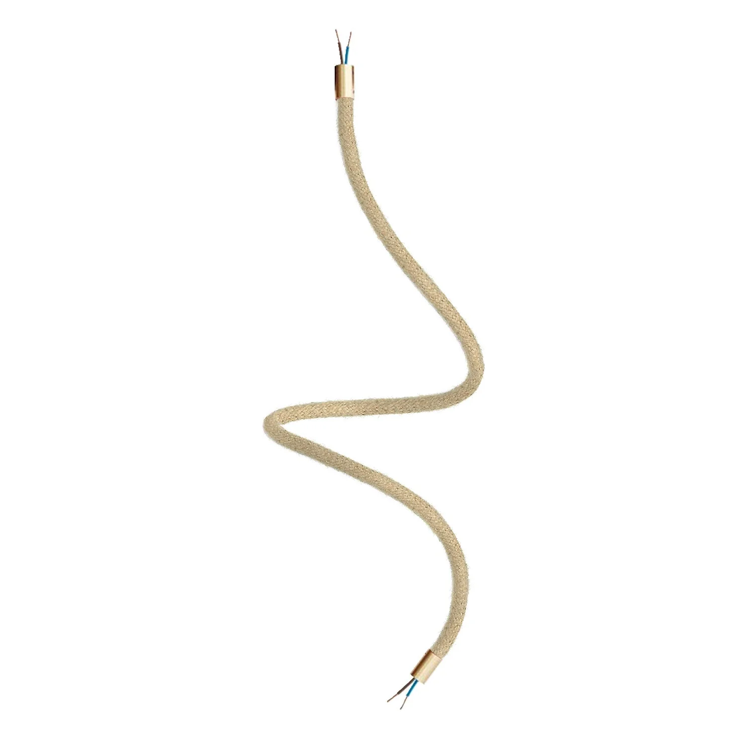Creative Flex kit flexible extension tube covered in RN06 Neutral jute with metal ends - Image 38