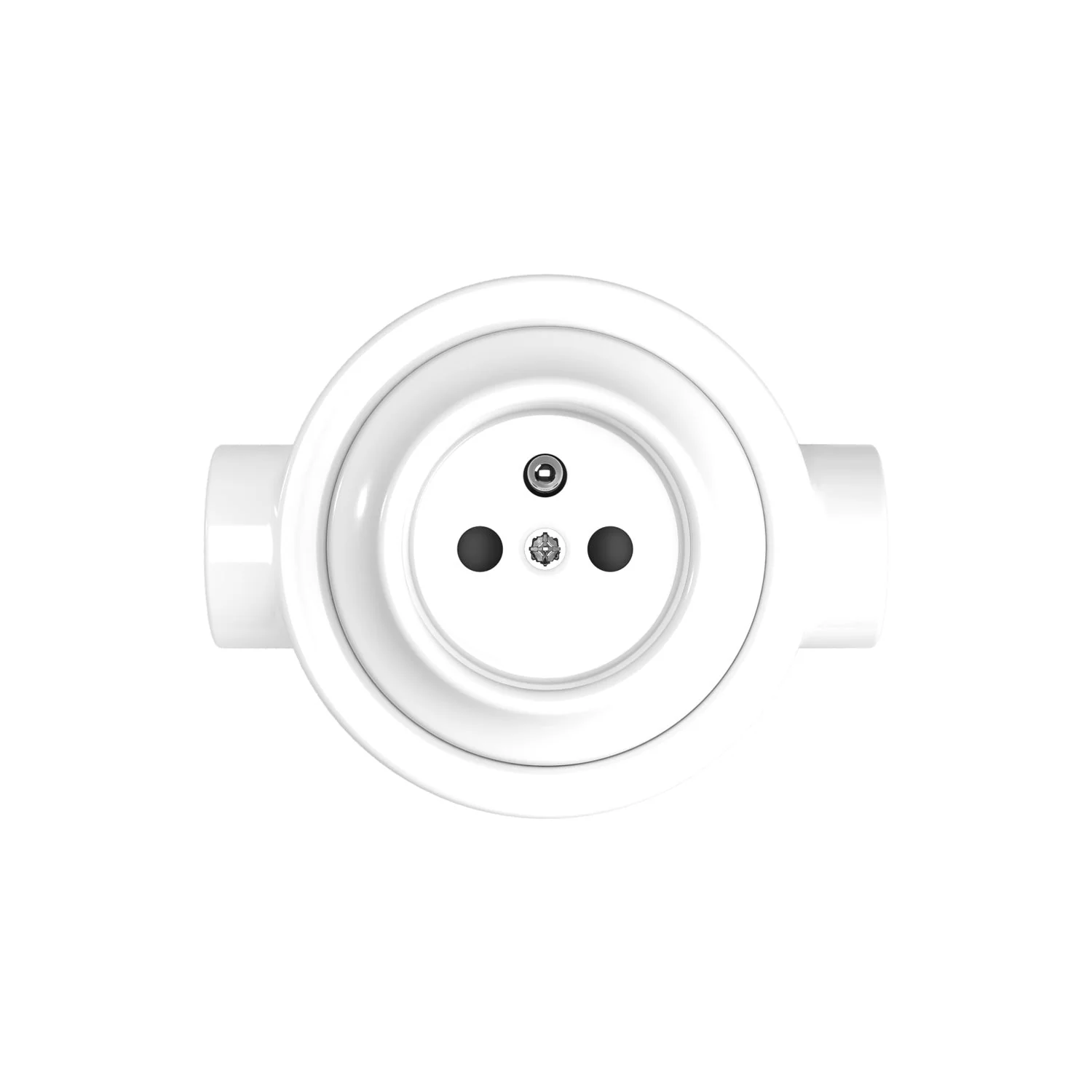 French wall socket kit and base for Creative-Tubes in porcelain - White - Image 16