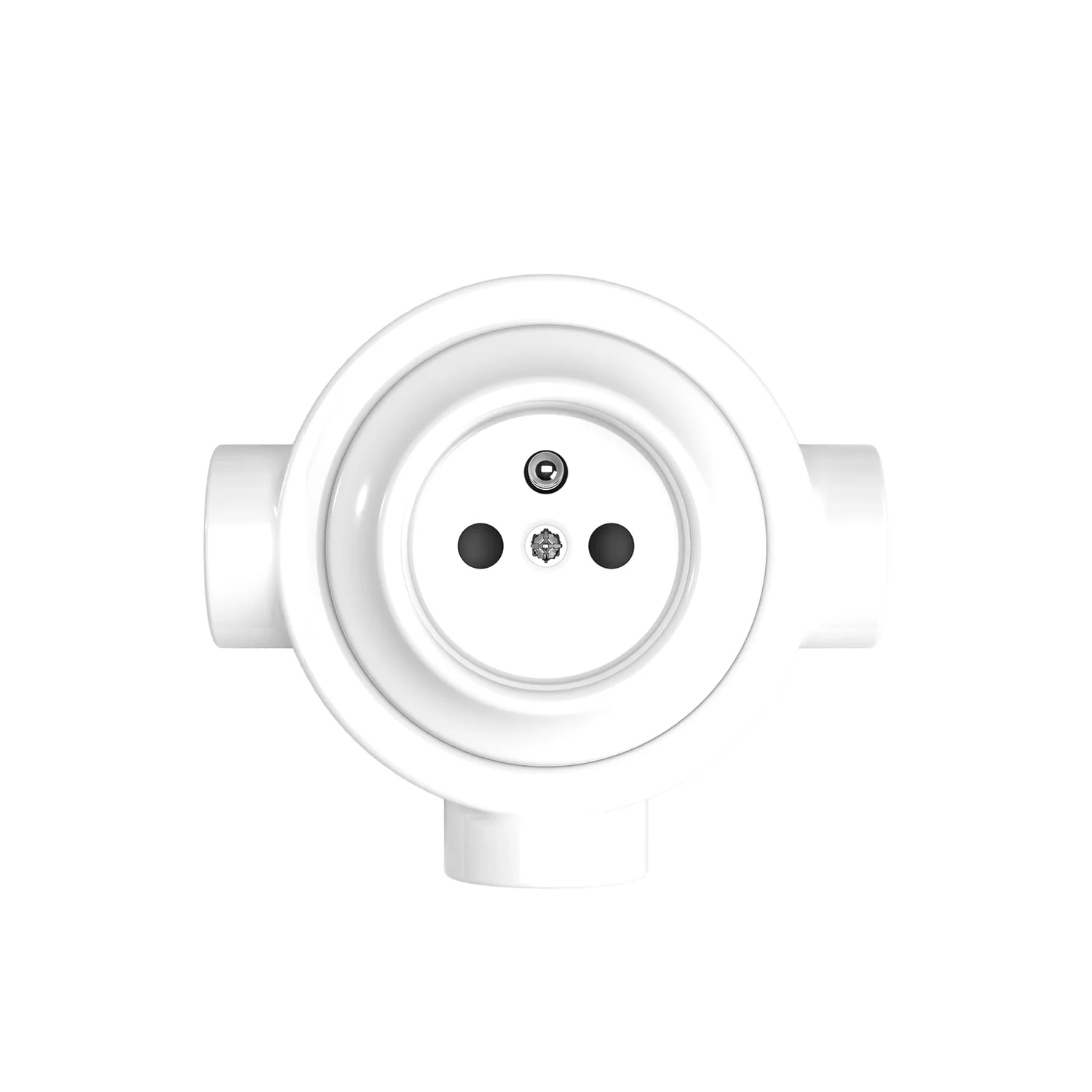 French wall socket kit and base for Creative-Tubes in porcelain - White - Image 23