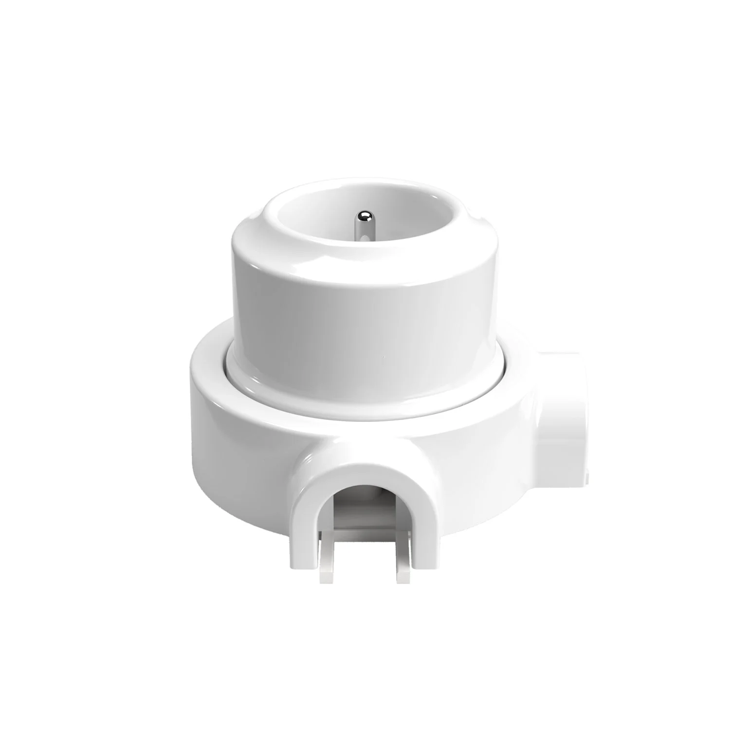 French wall socket kit and base for Creative-Tubes in porcelain - White - Image 8