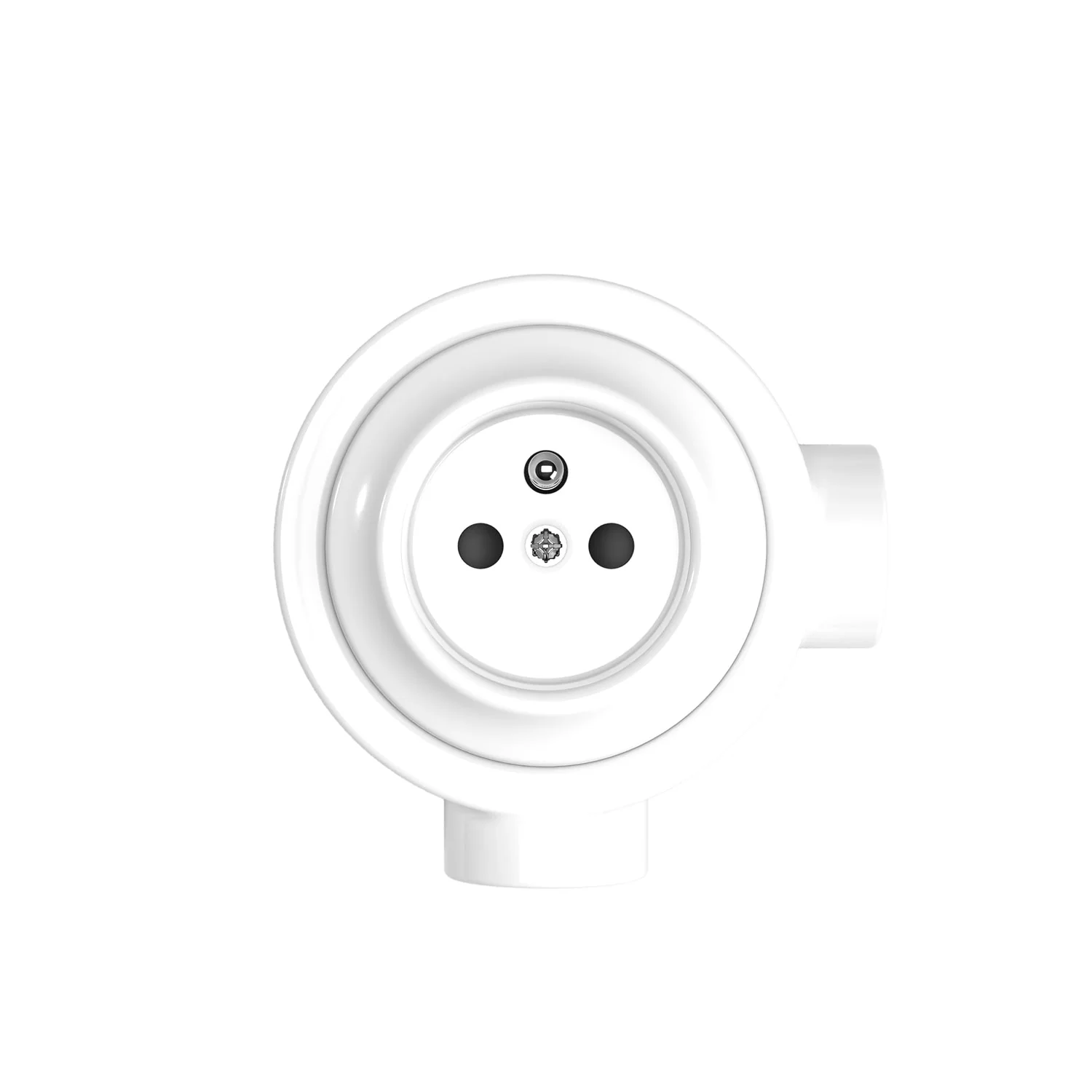 French wall socket kit and base for Creative-Tubes in porcelain - White - Image 9