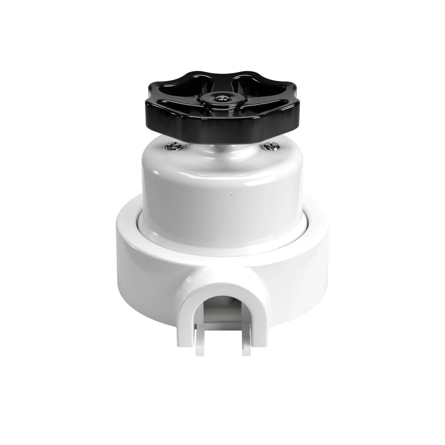 Switch/diverter kit with knob and base for Creative-Tubes in white porcelain - Image 29