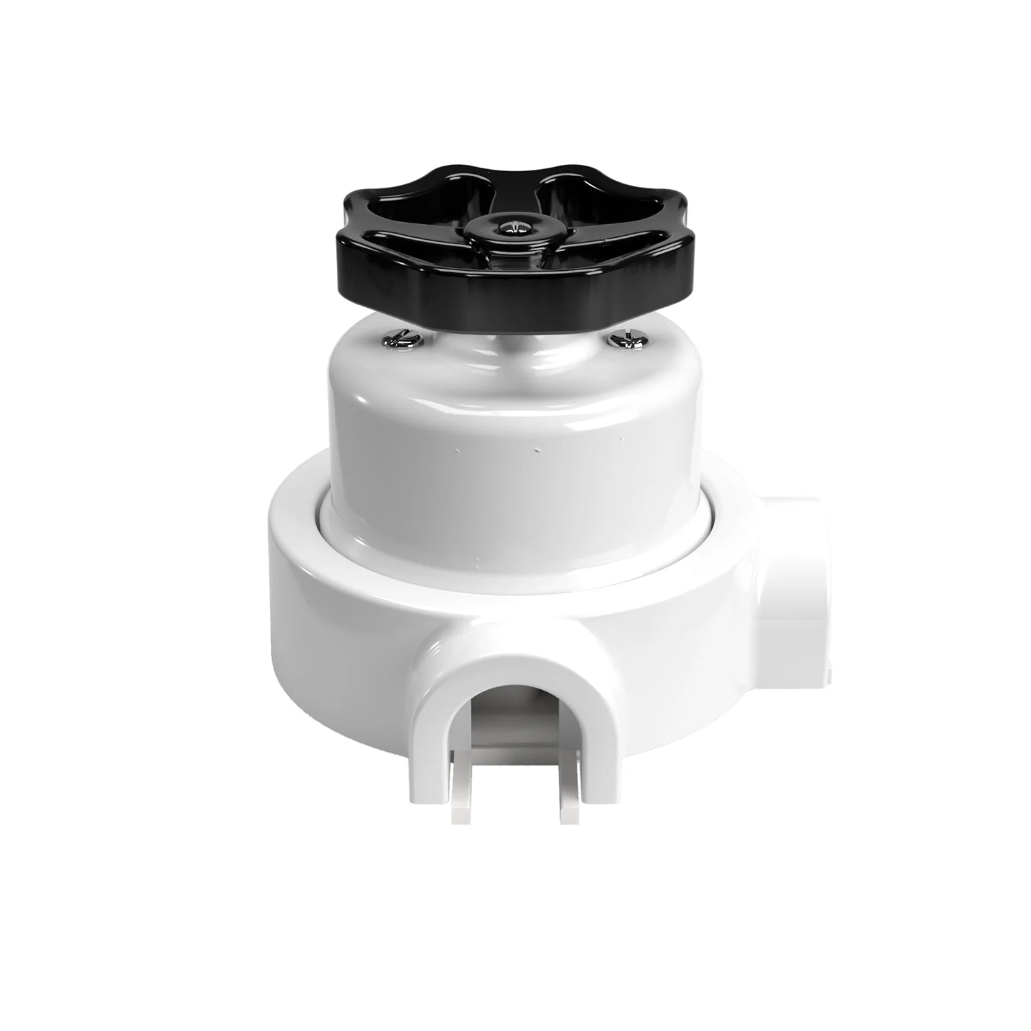 Switch/diverter kit with knob and base for Creative-Tubes in white porcelain - Image 34