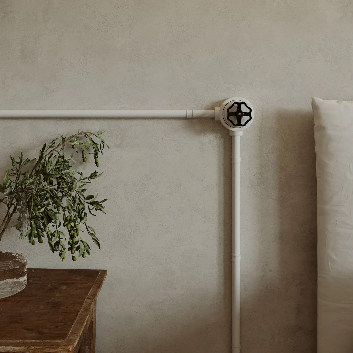 Switch/diverter kit with knob and base for Creative-Tubes in white porcelain - Image 37