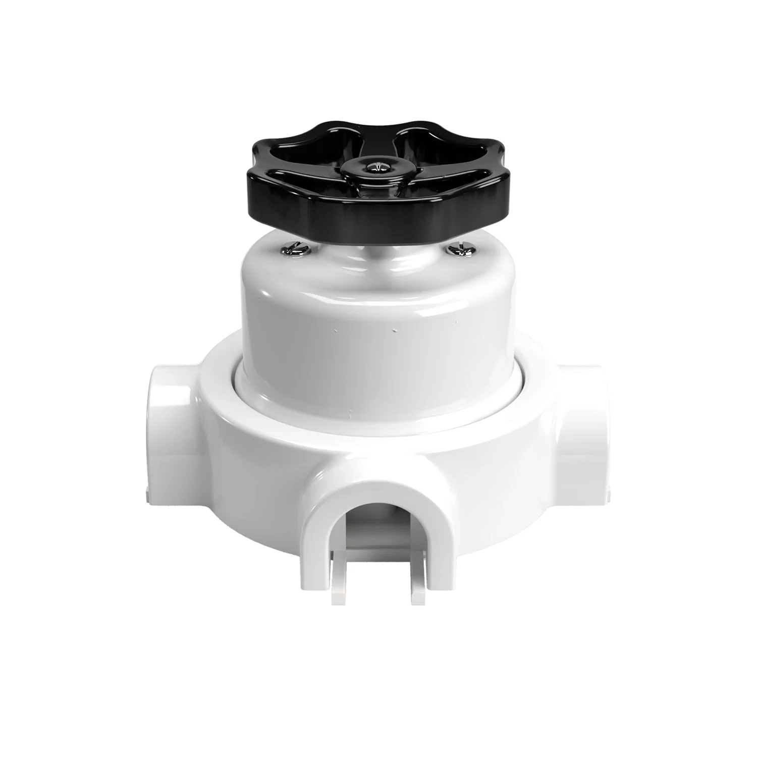 Switch/diverter kit with knob and base for Creative-Tubes in white porcelain - Image 44