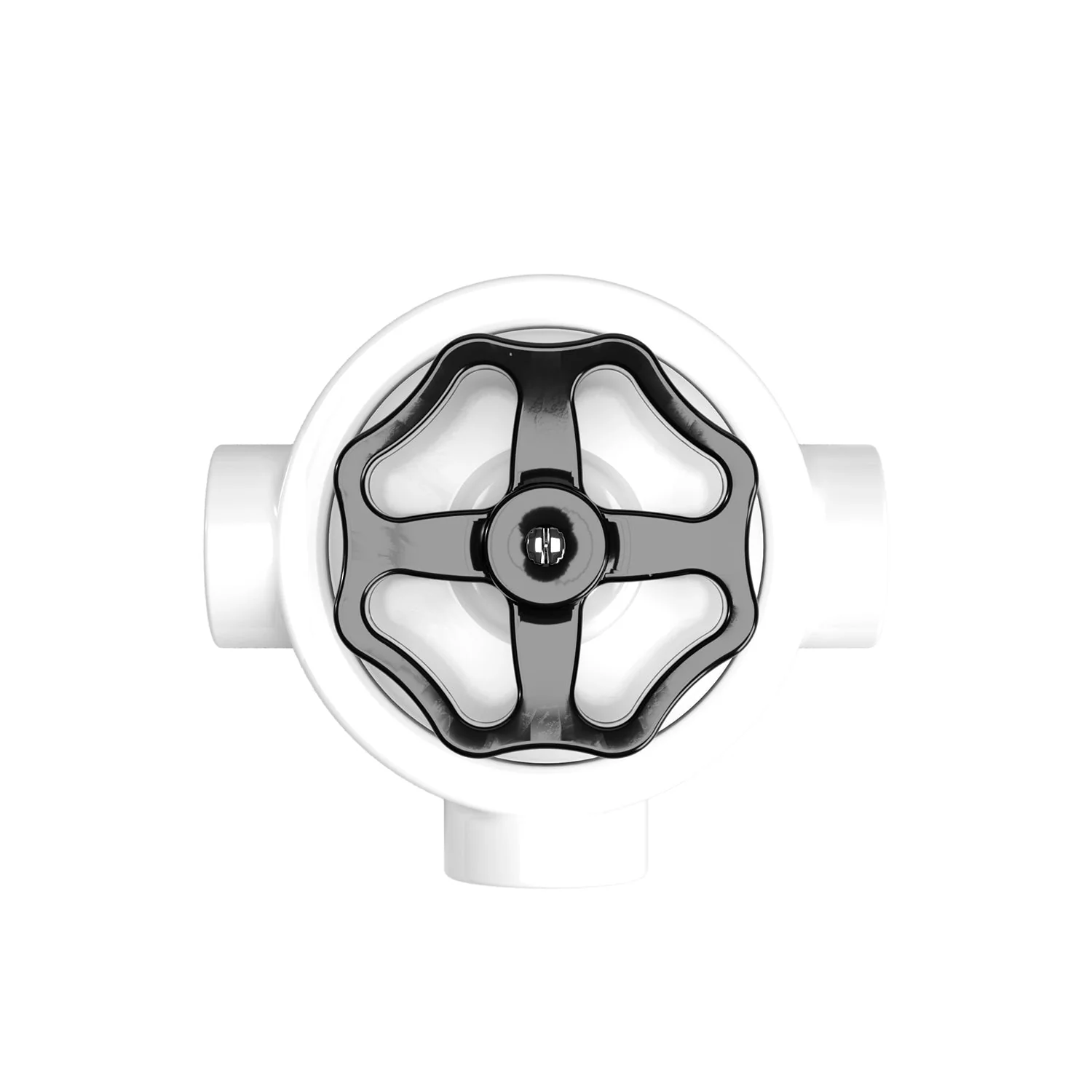 Switch/diverter kit with knob and base for Creative-Tubes in white porcelain - Image 45