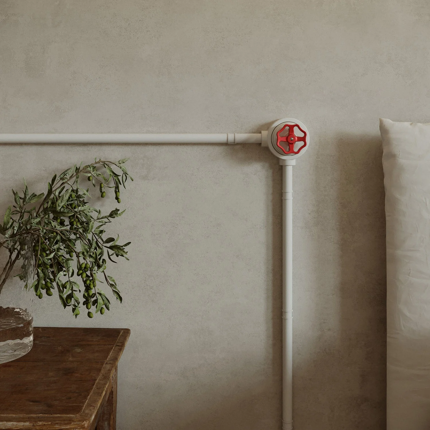 Switch/diverter kit with knob and base for Creative-Tubes in white porcelain - Image 57
