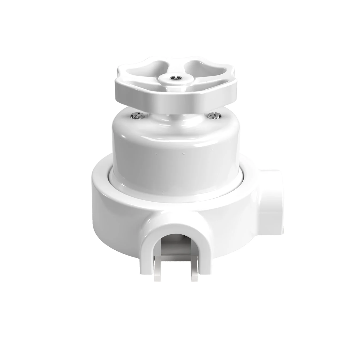 Switch/diverter kit with knob and base for Creative-Tubes in white porcelain - Image 8