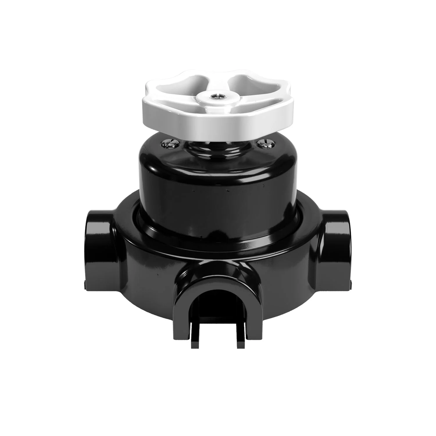Switch/deviator kit with knob and base for Creative-Tubes in black porcelain - Image 22