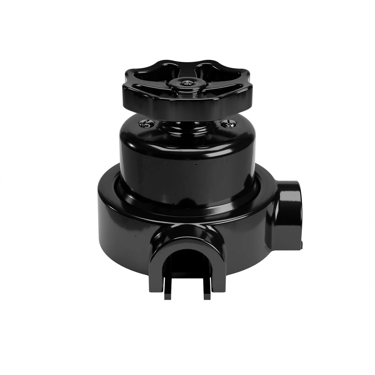 Switch/deviator kit with knob and base for Creative-Tubes in black porcelain - Image 34