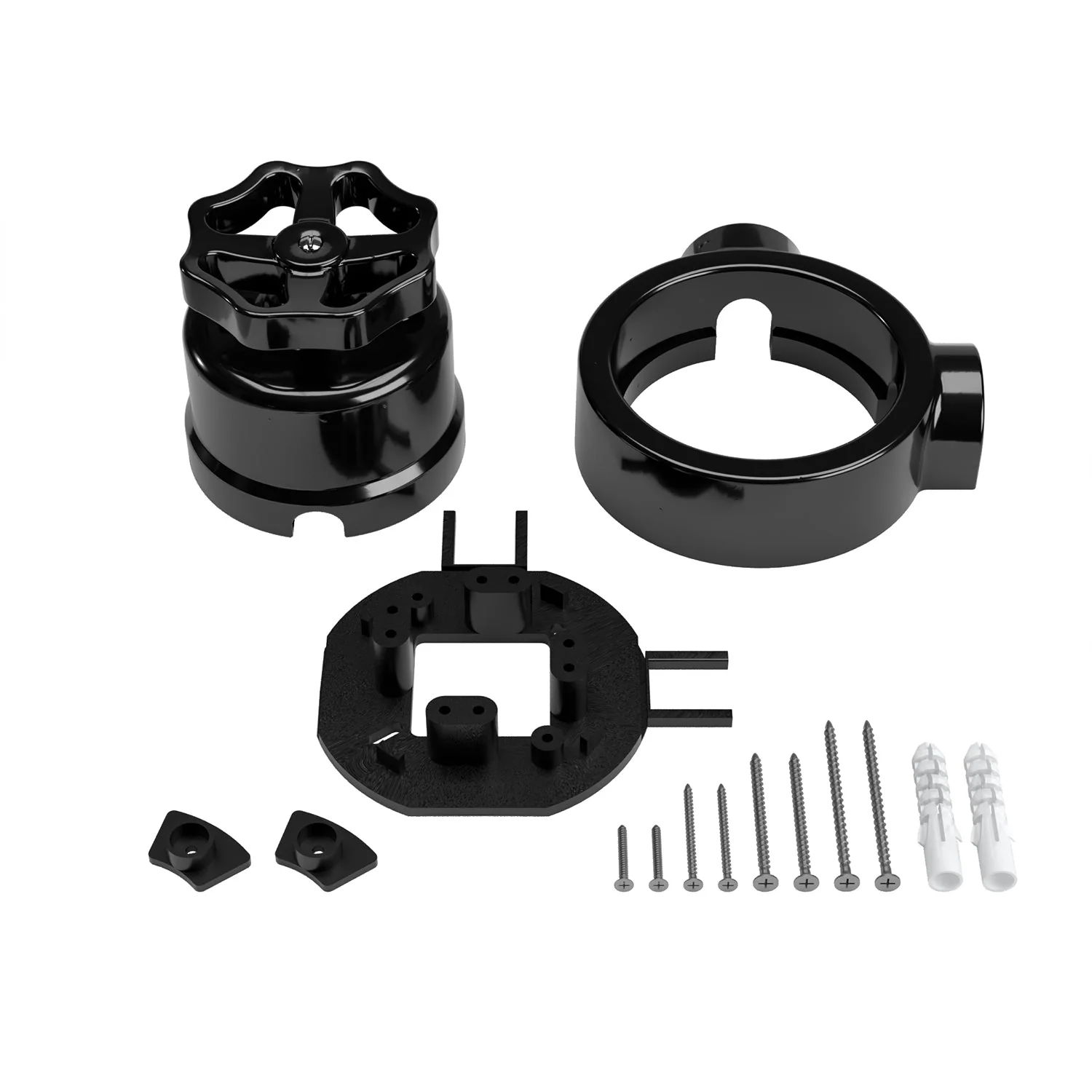 Switch/deviator kit with knob and base for Creative-Tubes in black porcelain - Image 36