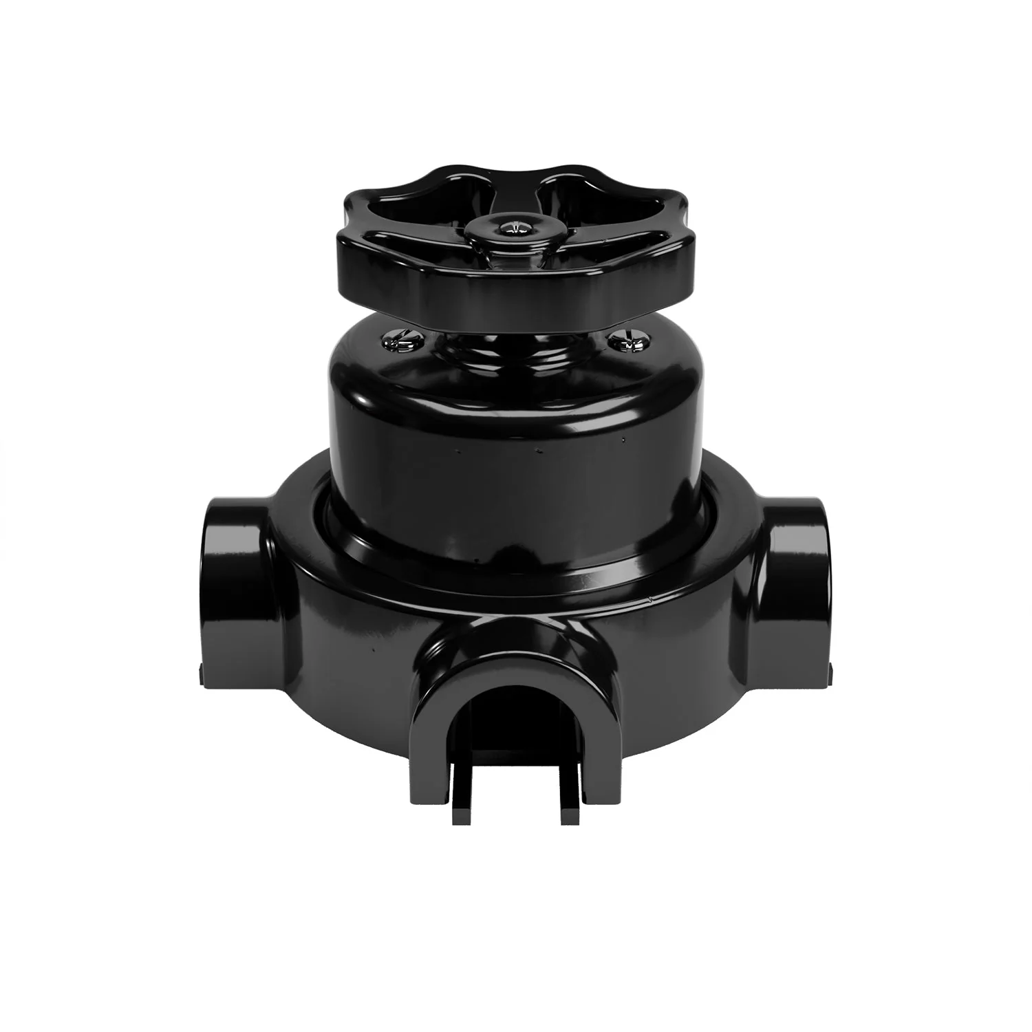 Switch/deviator kit with knob and base for Creative-Tubes in black porcelain - Image 44