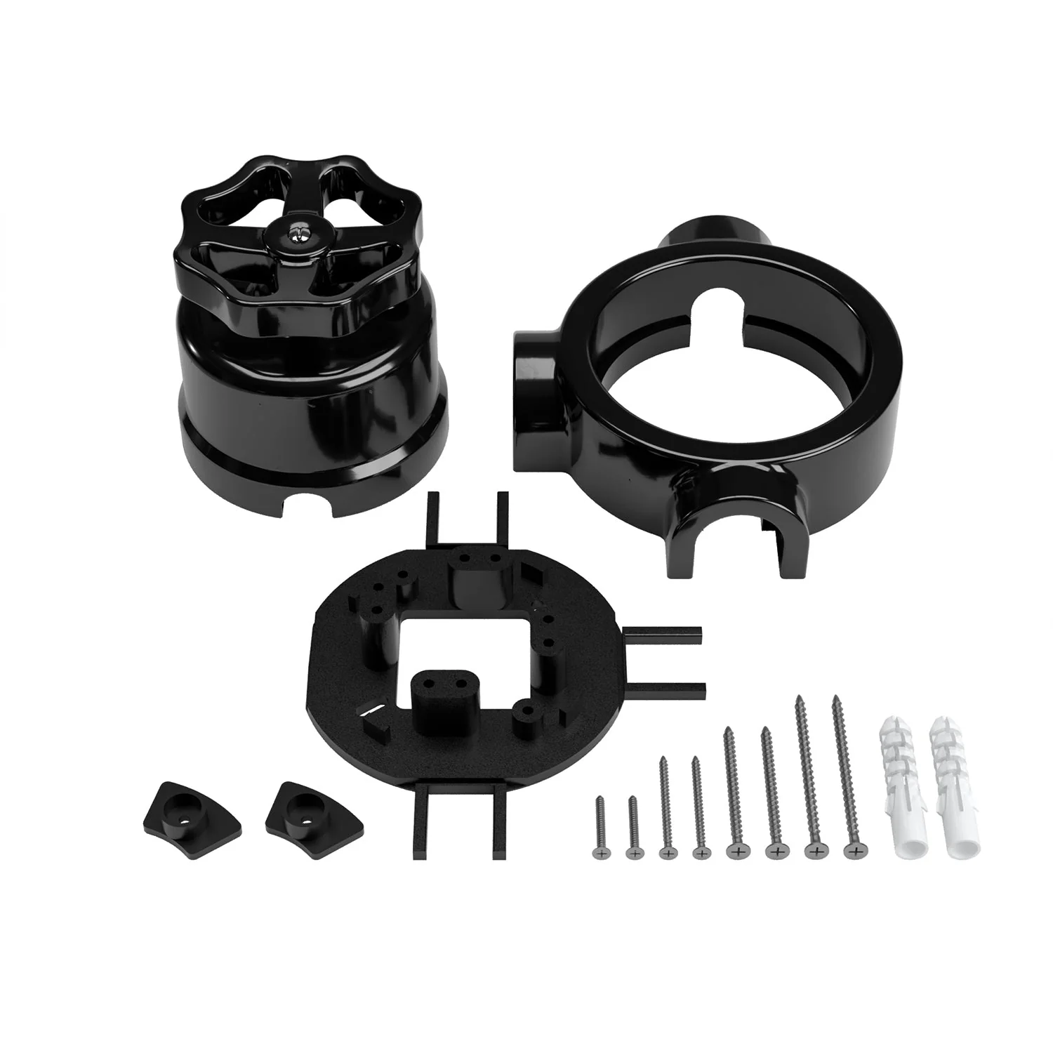 Switch/deviator kit with knob and base for Creative-Tubes in black porcelain - Image 46