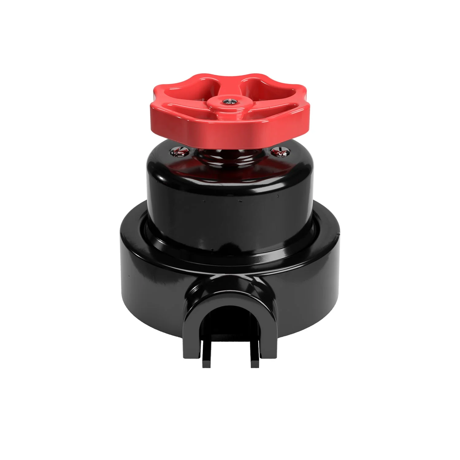 Switch/deviator kit with knob and base for Creative-Tubes in black porcelain - Image 49