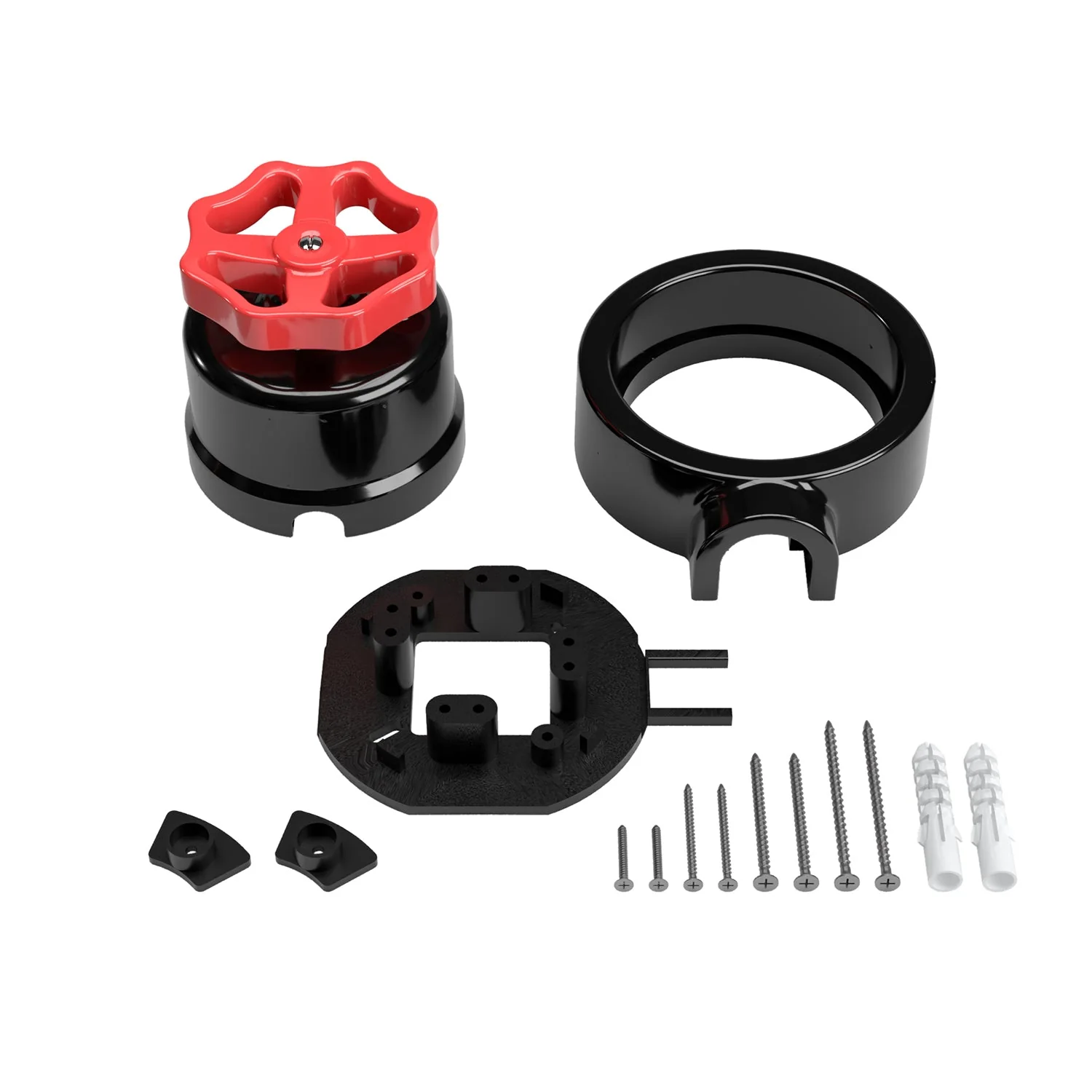 Switch/deviator kit with knob and base for Creative-Tubes in black porcelain - Image 51