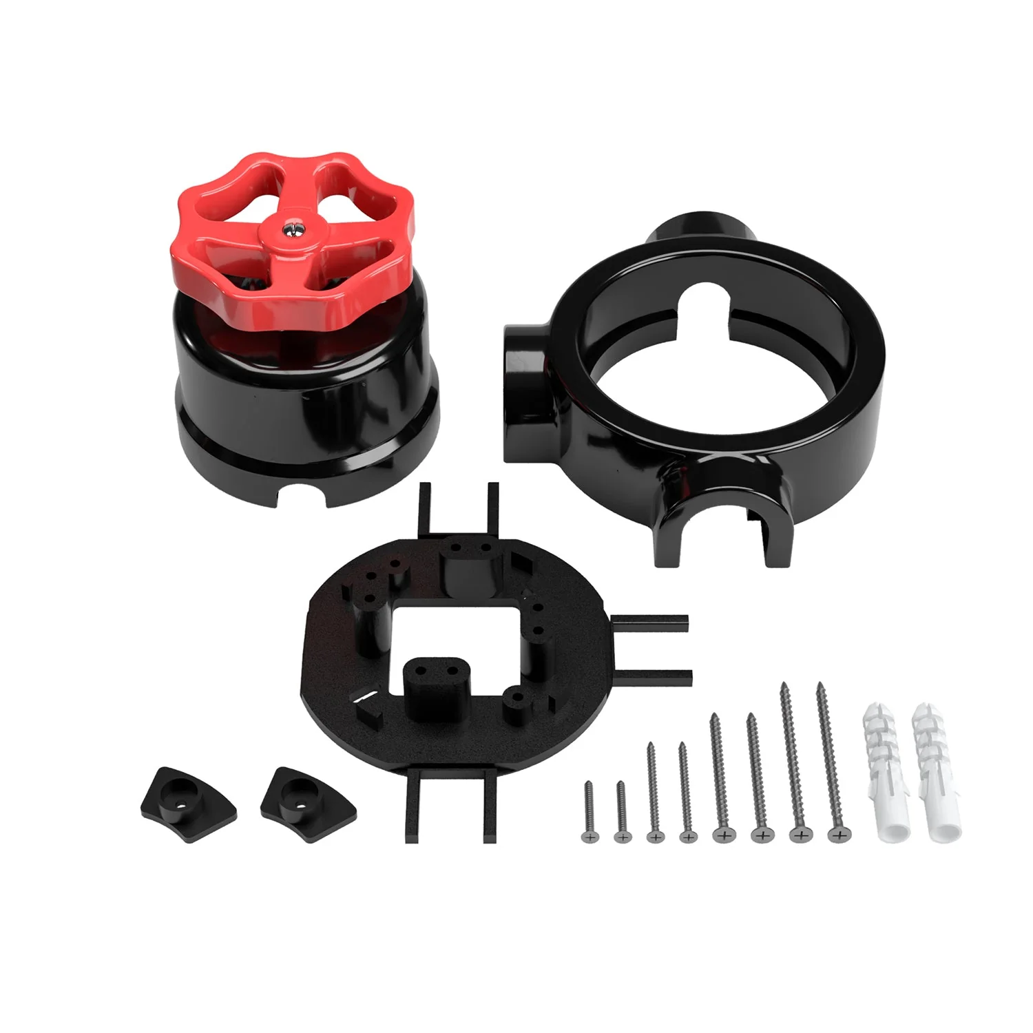 Switch/deviator kit with knob and base for Creative-Tubes in black porcelain - Image 66