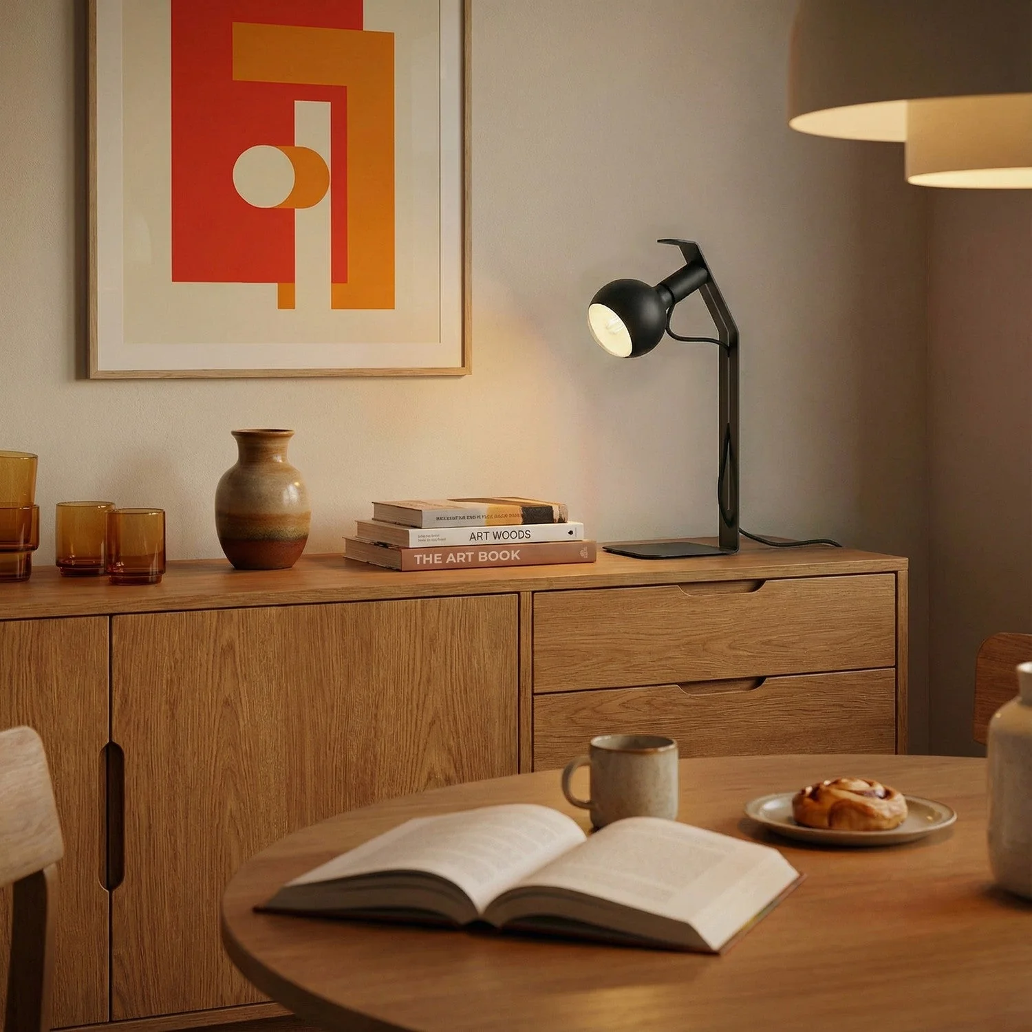 Koso Lucia - Table lamp with UK Plug - Black - Image 2