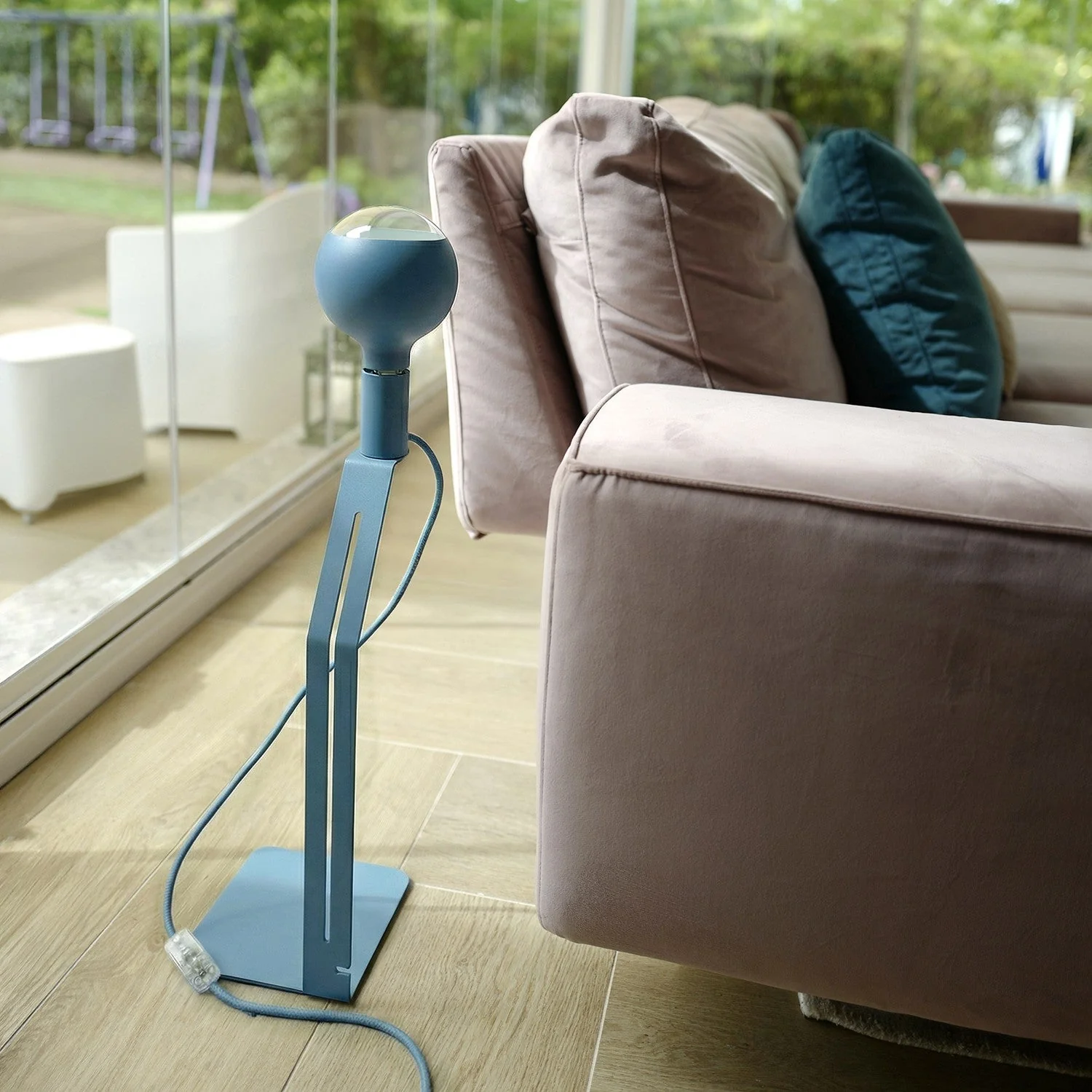 Koso Lucia - Table lamp with UK Plug - Blue - Image 3