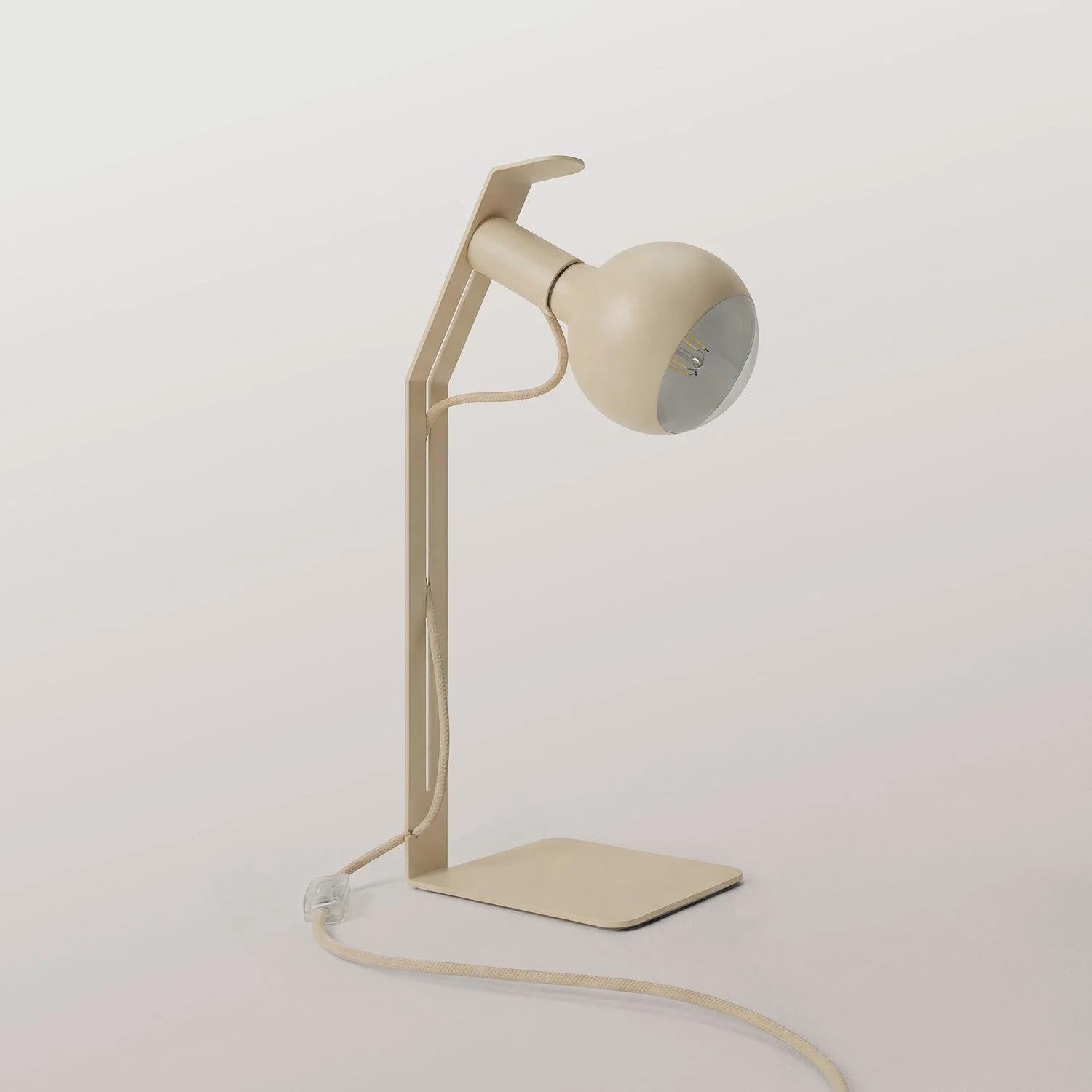 Koso Lucia - Table lamp with UK plug - Cream - Image 4