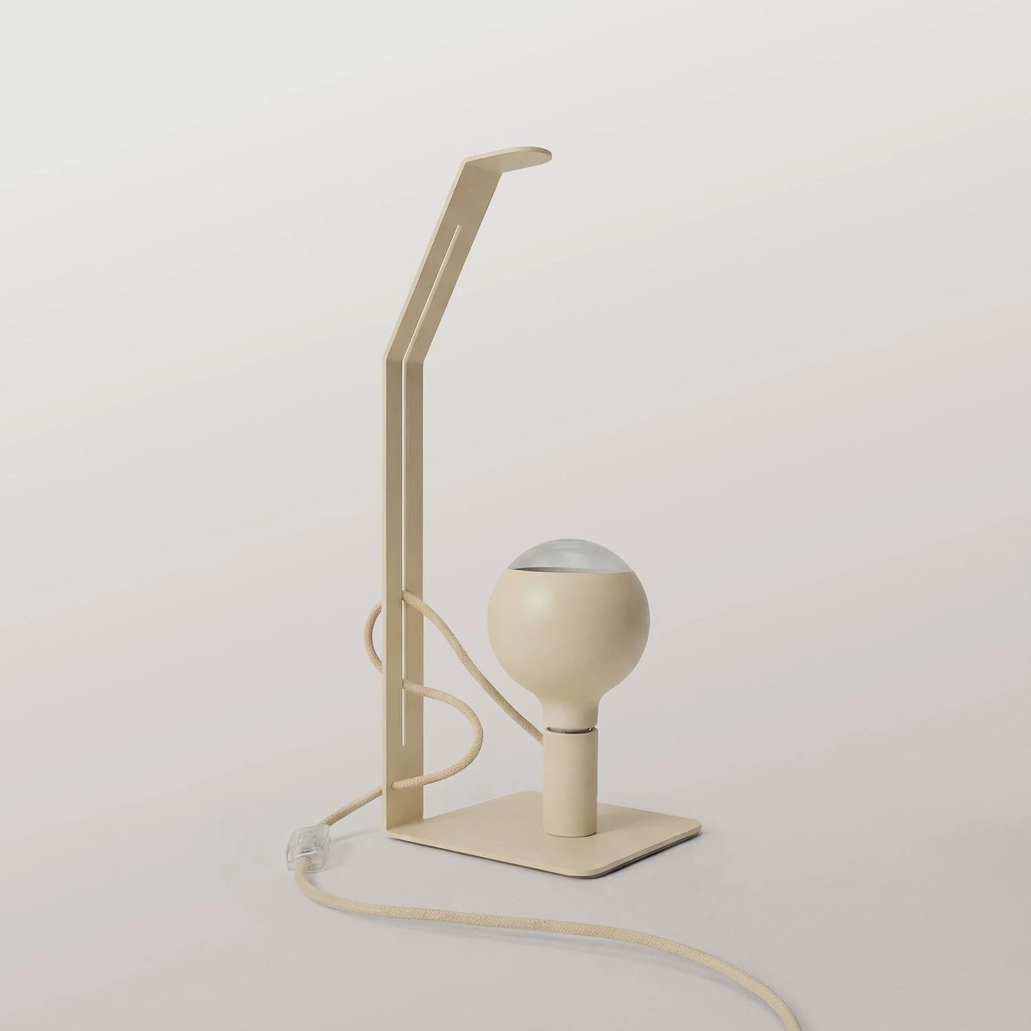 Koso Lucia - Table lamp with UK plug - Cream - Image 6