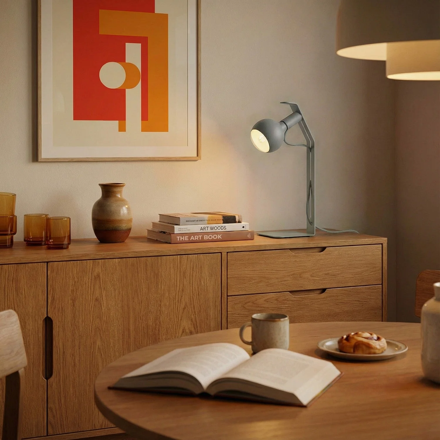 Koso Lucia - Table lamp with UK Plug - Grey - Image 2