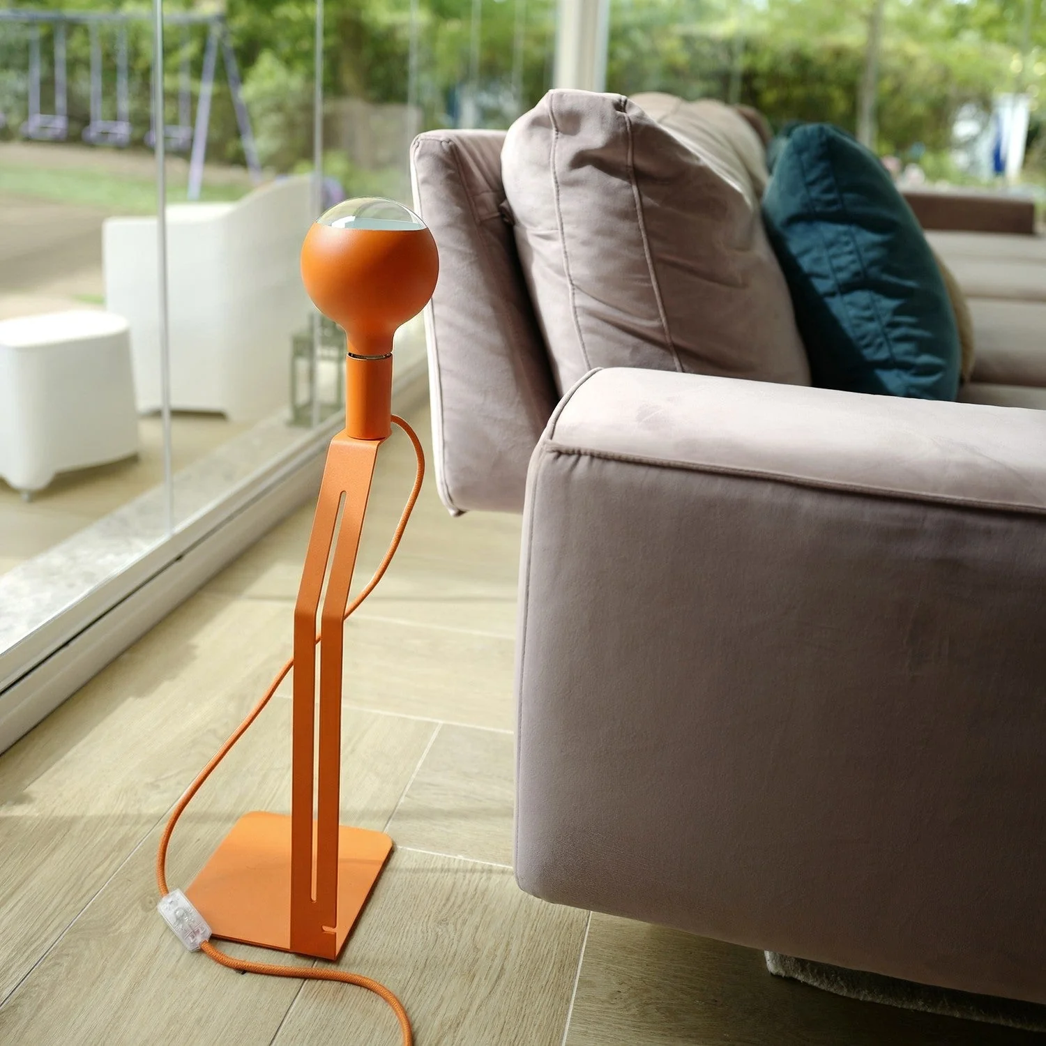 Koso Lucia - Table lamp with UK Plug - Orange - Image 3