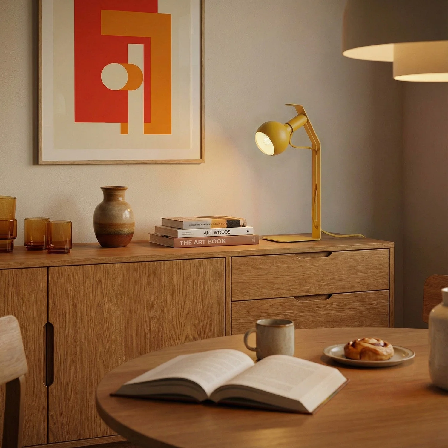 Koso Lucia - Table lamp with UK Plug - Yellow - Image 2