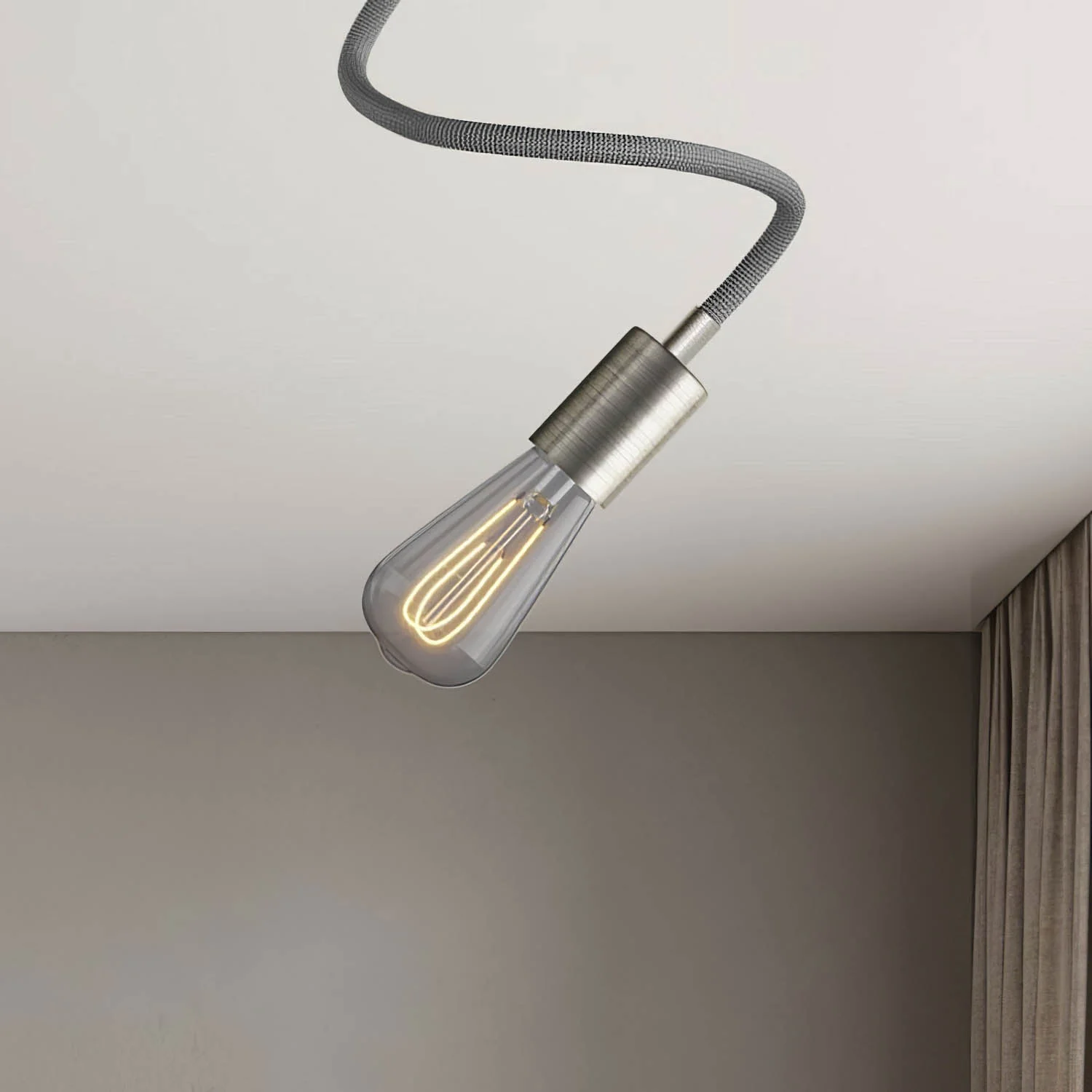 Creative Flex 60 cm wall or ceiling lamp - Satin titanium - Image 3