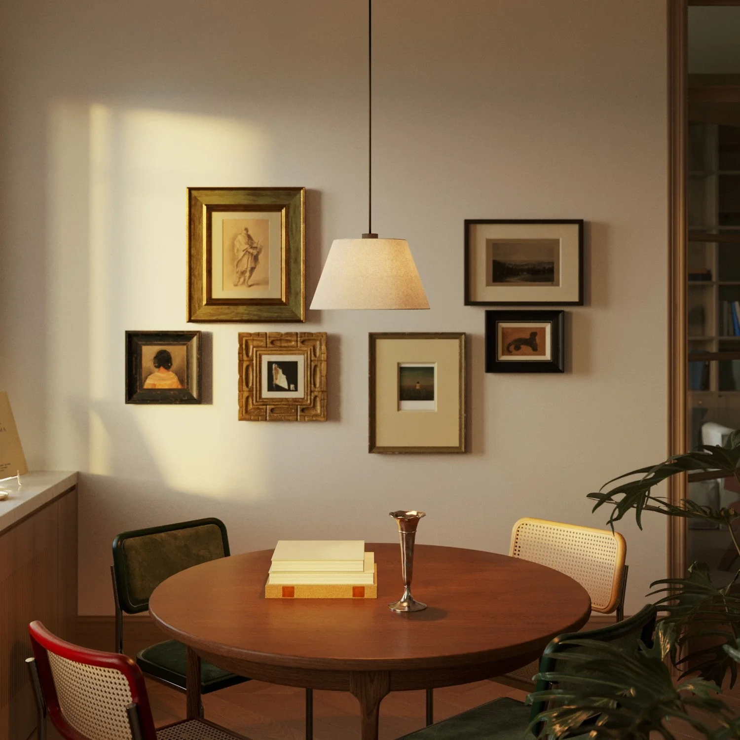 Impero M Lampshade for pendant with E27 fitting - Made in Italy - Sand Wool - Image 2
