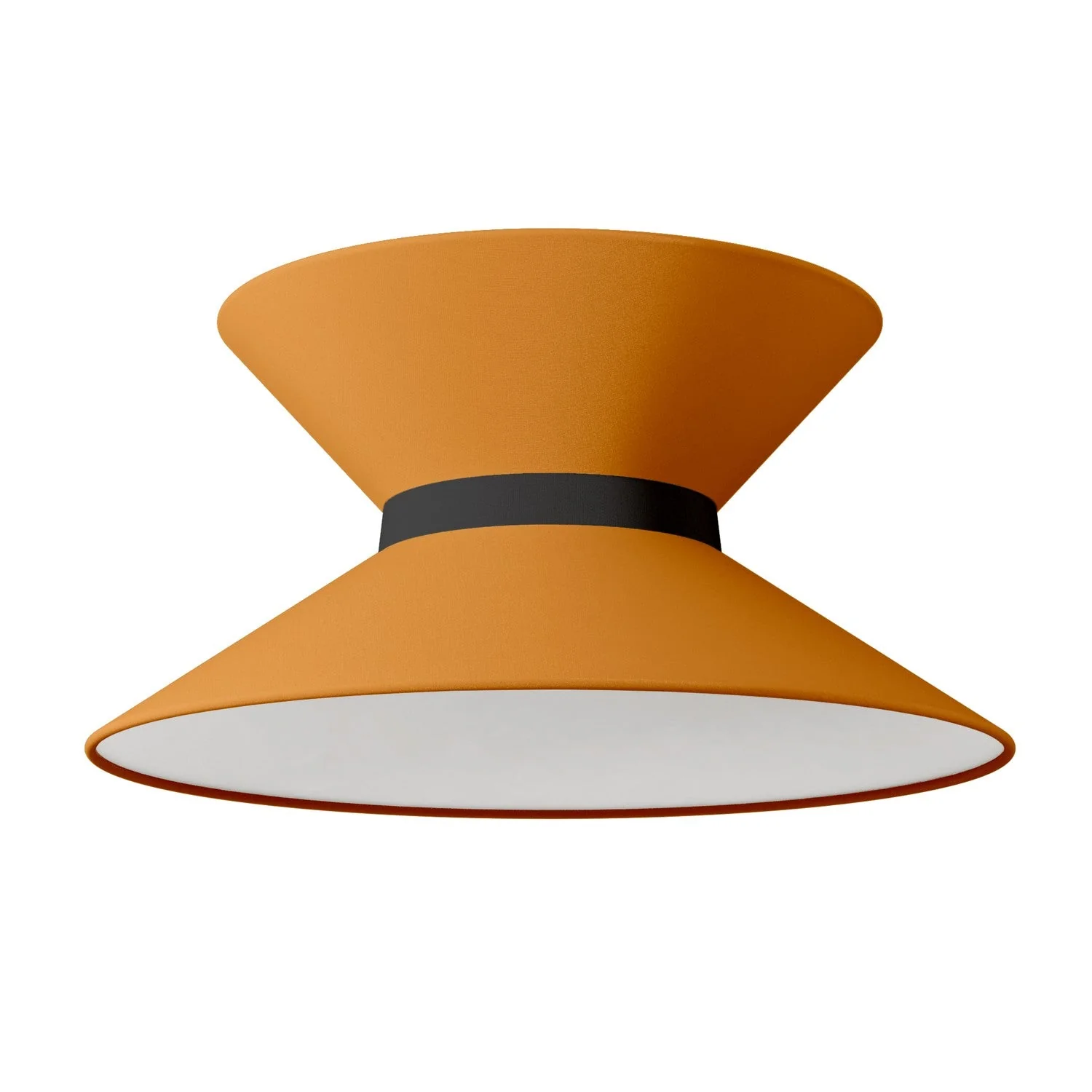 Lampshade in Clessidra Teletta mandarin fabric - Made in Italy - Image 10