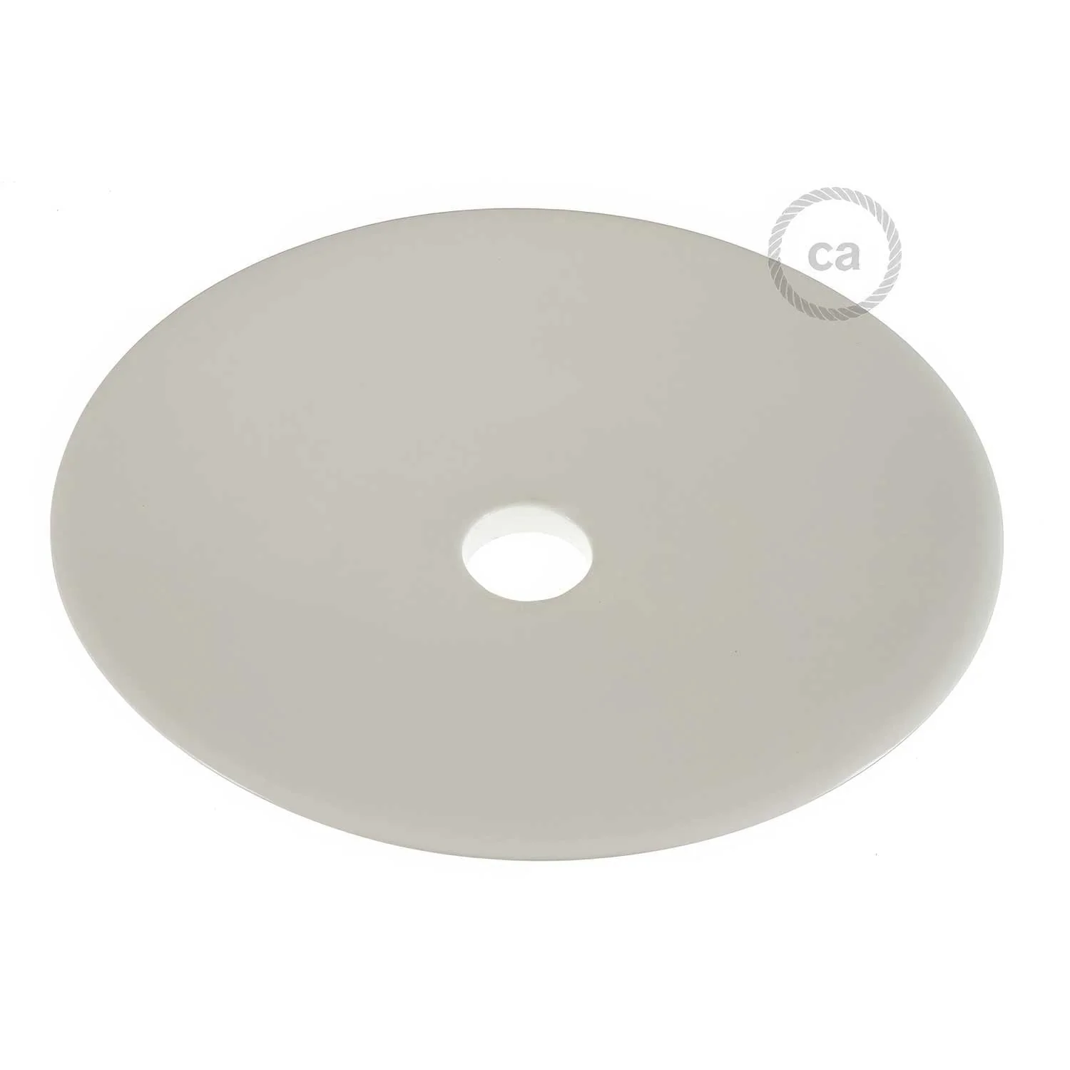 Flat ceramic lampshade for pendant - Made in Italy - Corten effect - Image 4