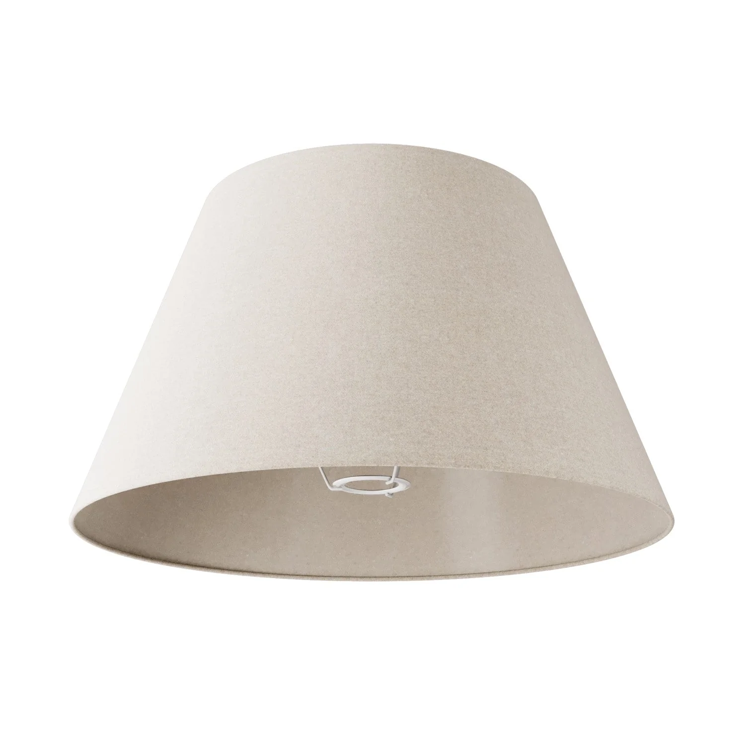 Impero L Lampshade for table lamp or wall light with E27 socket - Made in Italy - Sand Wool