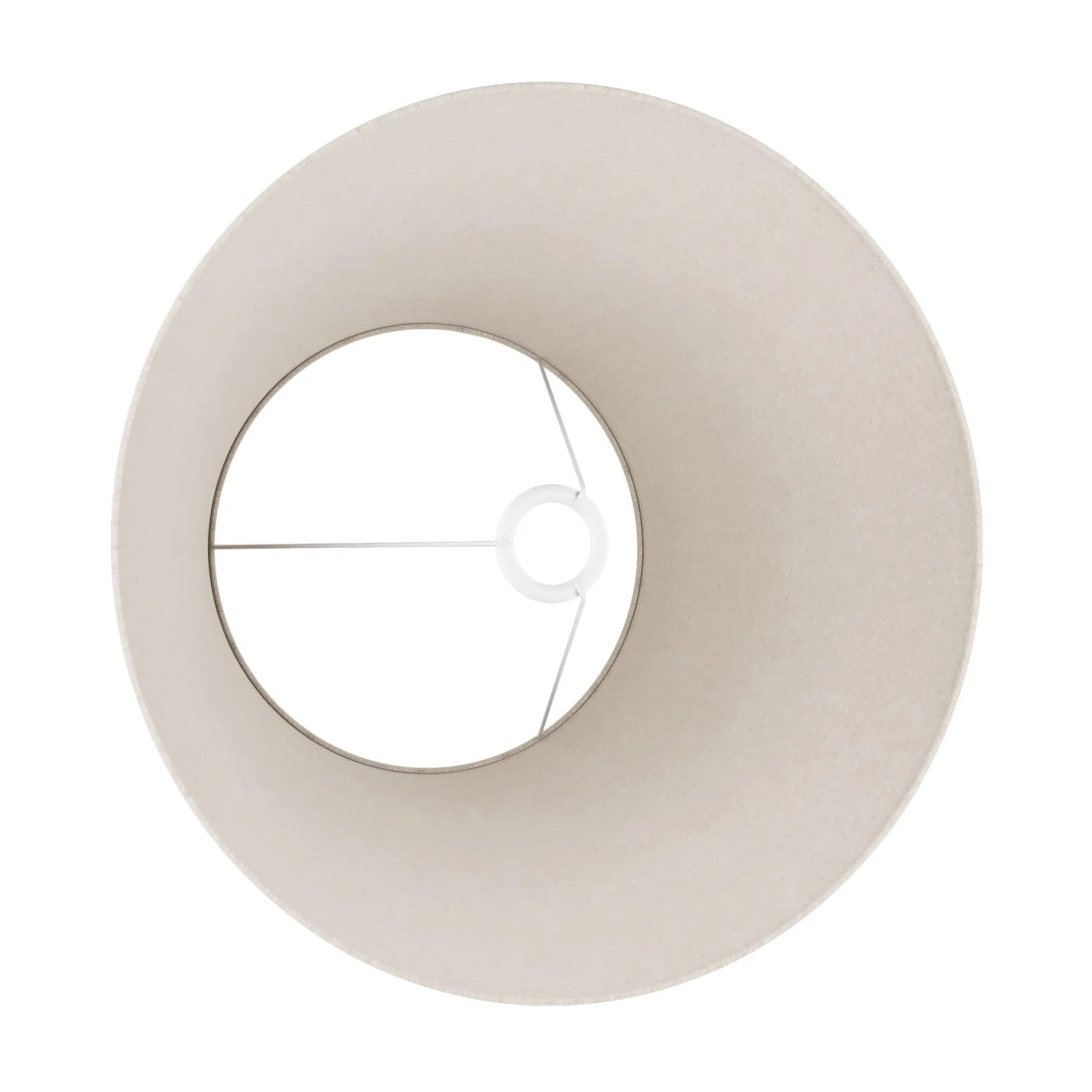 Impero L Lampshade for table lamp or wall light with E27 socket - Made in Italy - Sand Wool - Image 3