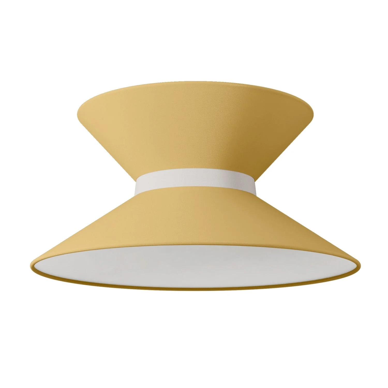 Clessidra Arenal gold fabric lampshade - Made in Italy