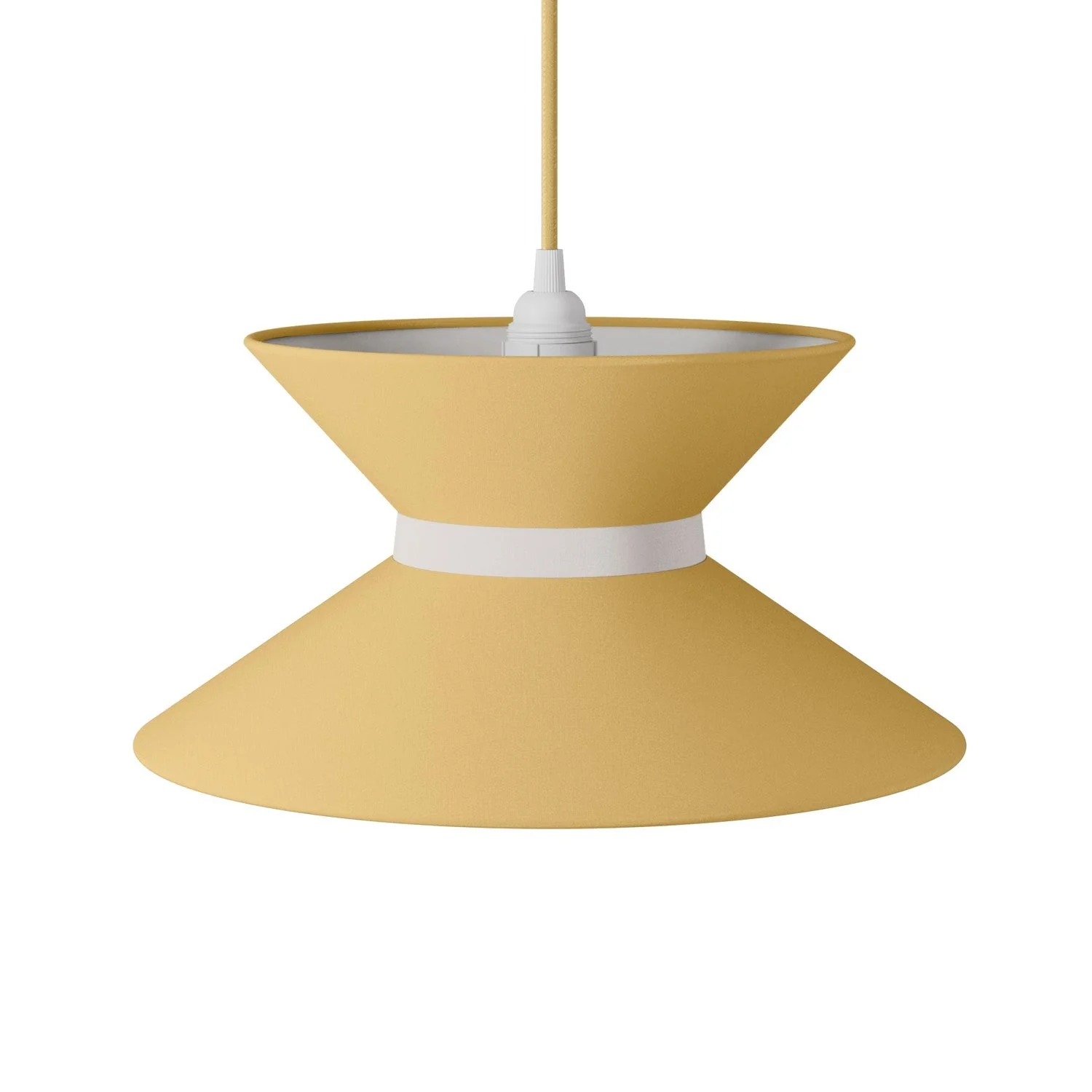Clessidra Arenal gold fabric lampshade - Made in Italy - Image 4