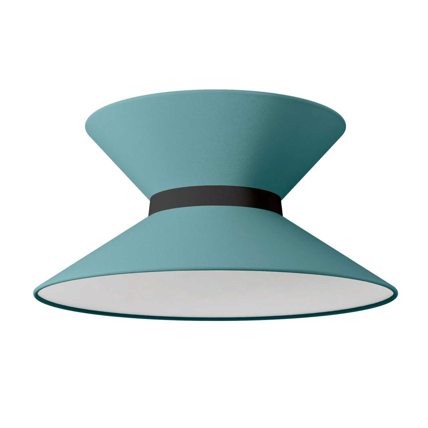 Clessidra Teletta green dubious fabric lampshade - Made in Italy - Image 10