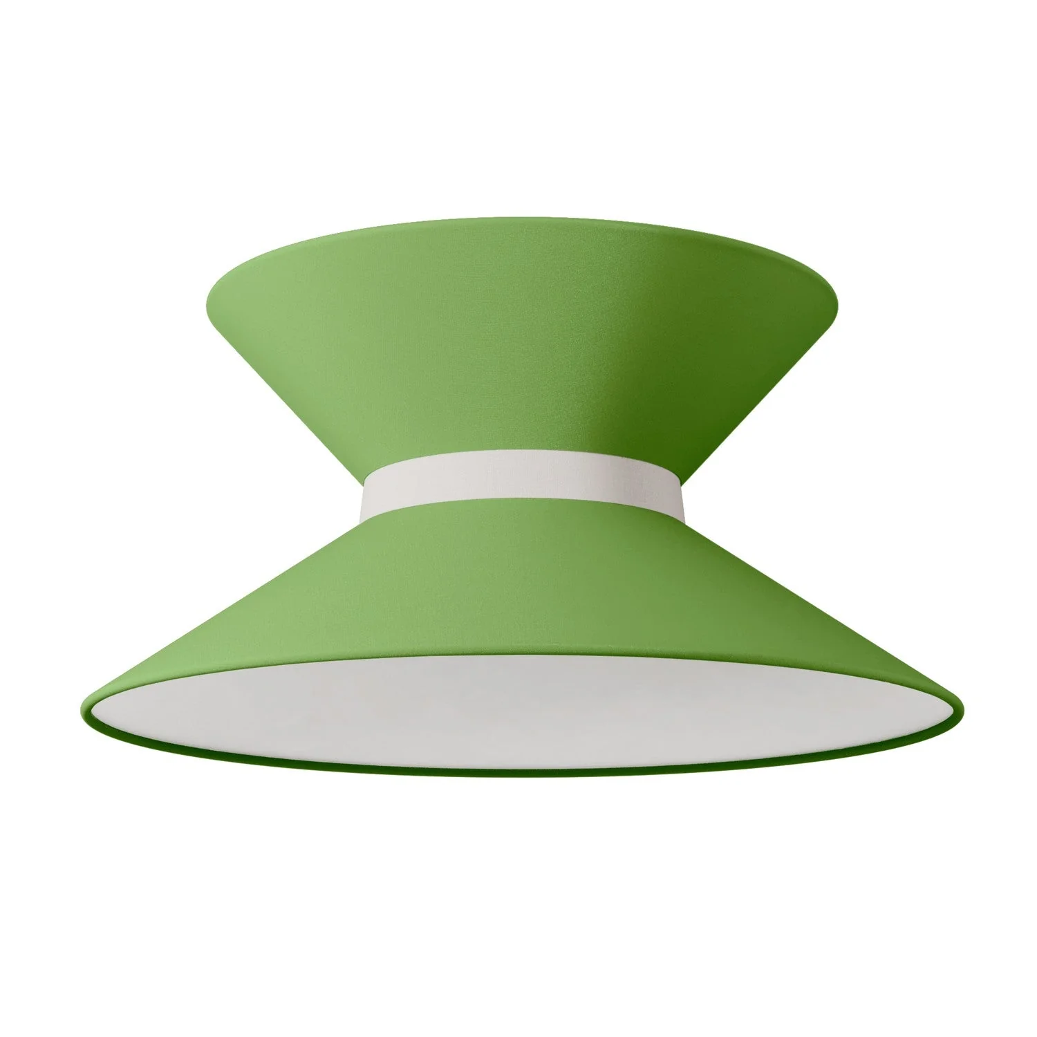 Clessidra Cinette pistachio green fabric lampshade - Made in Italy